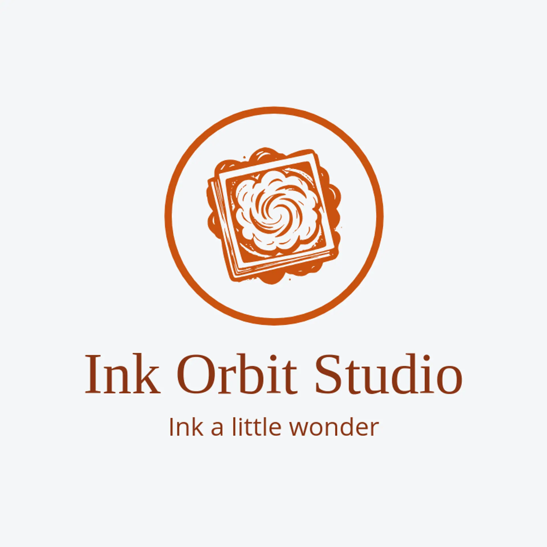 Ink Orbit Studio logo for comic book