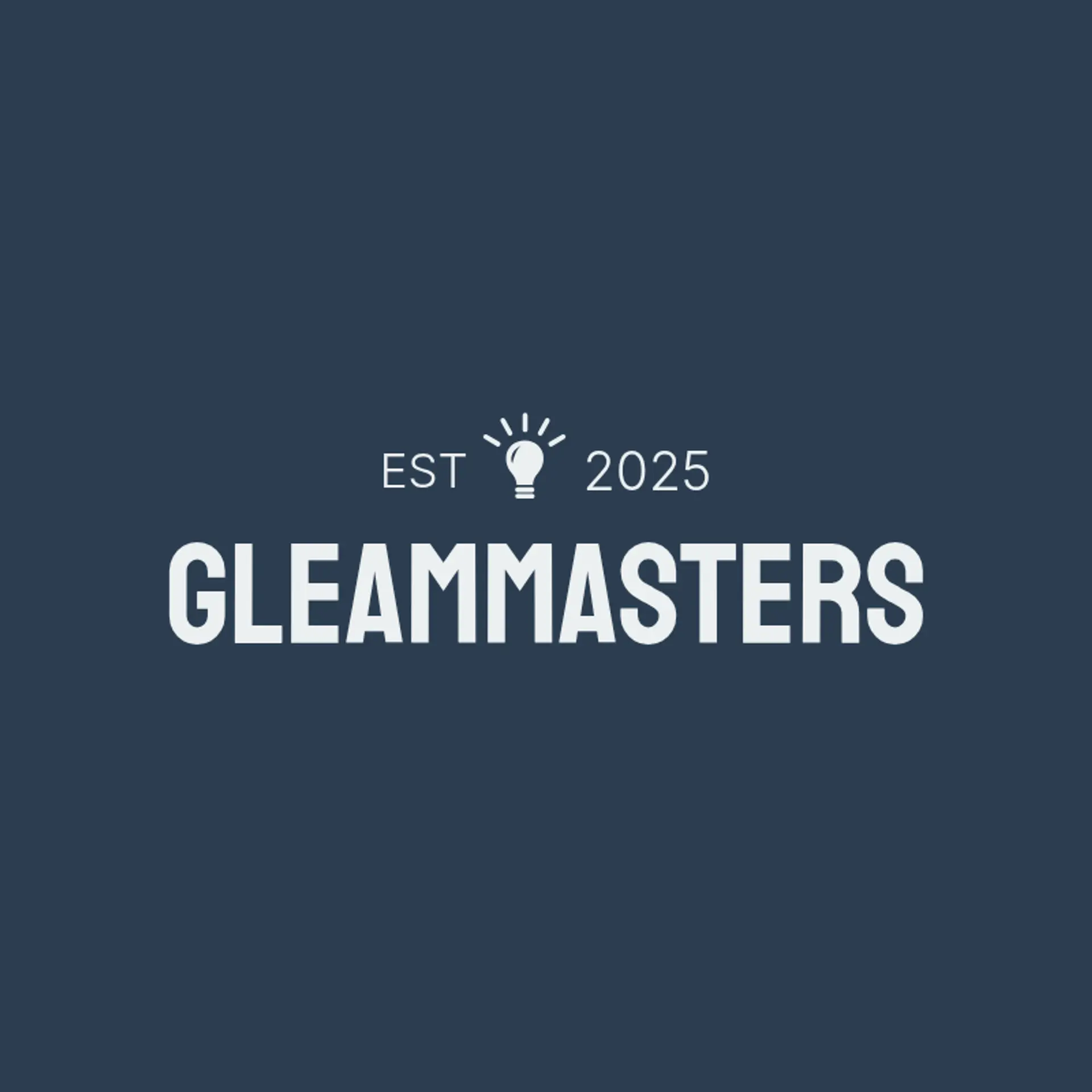 GleamMasters logo for blg cleaning service