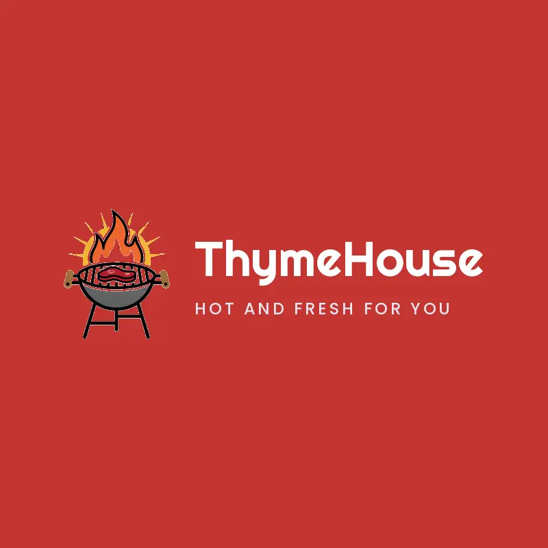 A retro Argentine grill restaurant logo on a red background.
