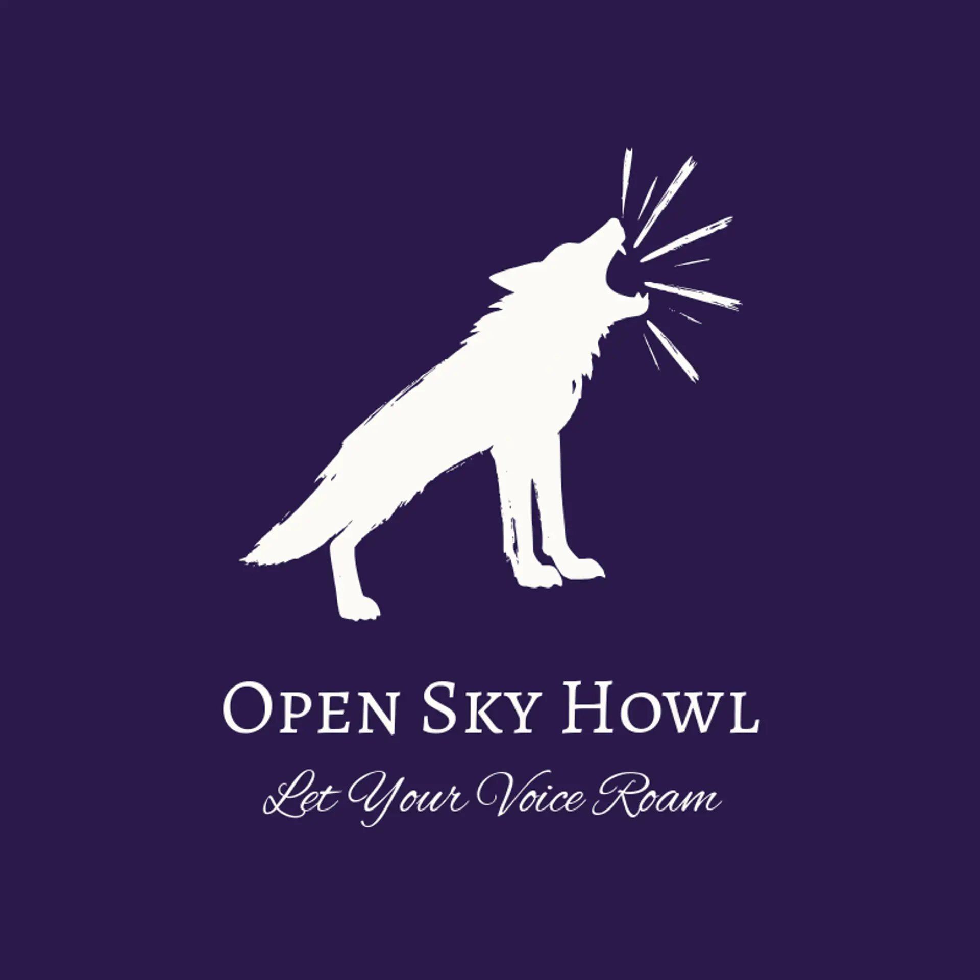 Open Sky Howl logo for coyote
