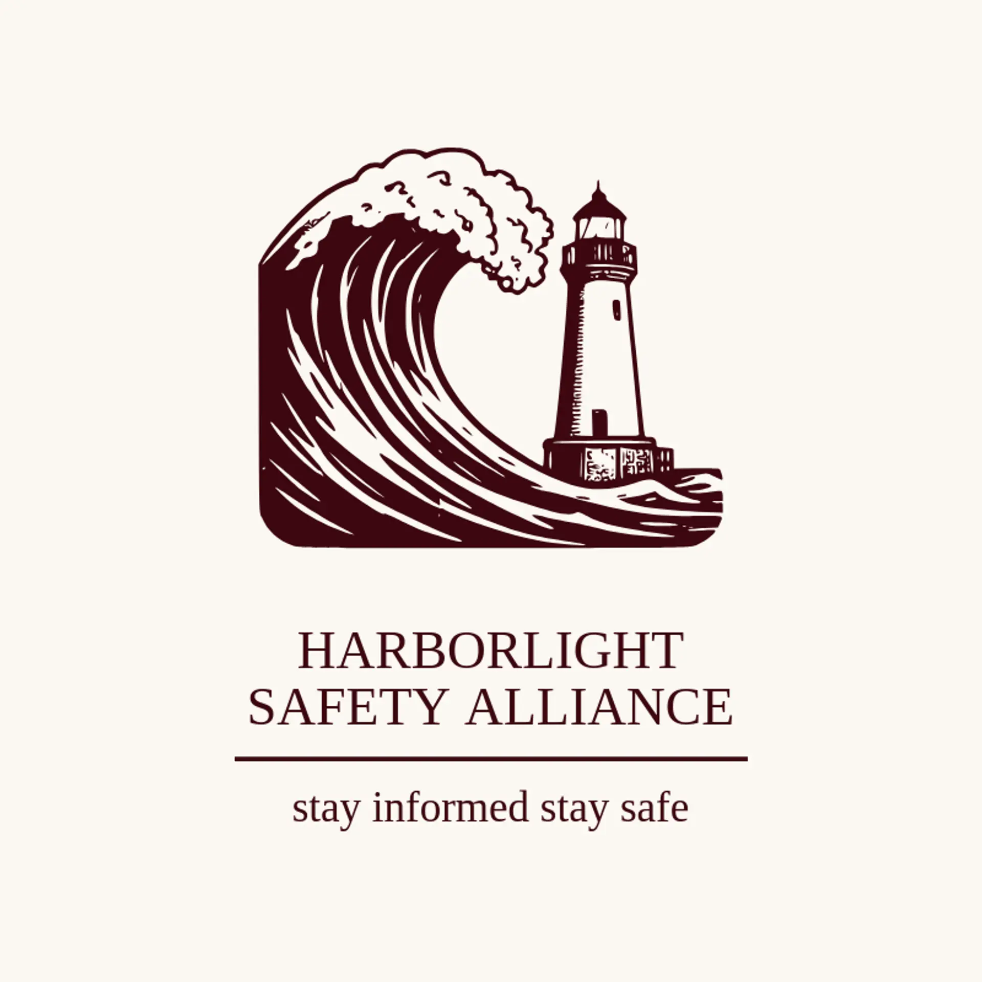 Harborlight Safety Alliance logo for tsunami