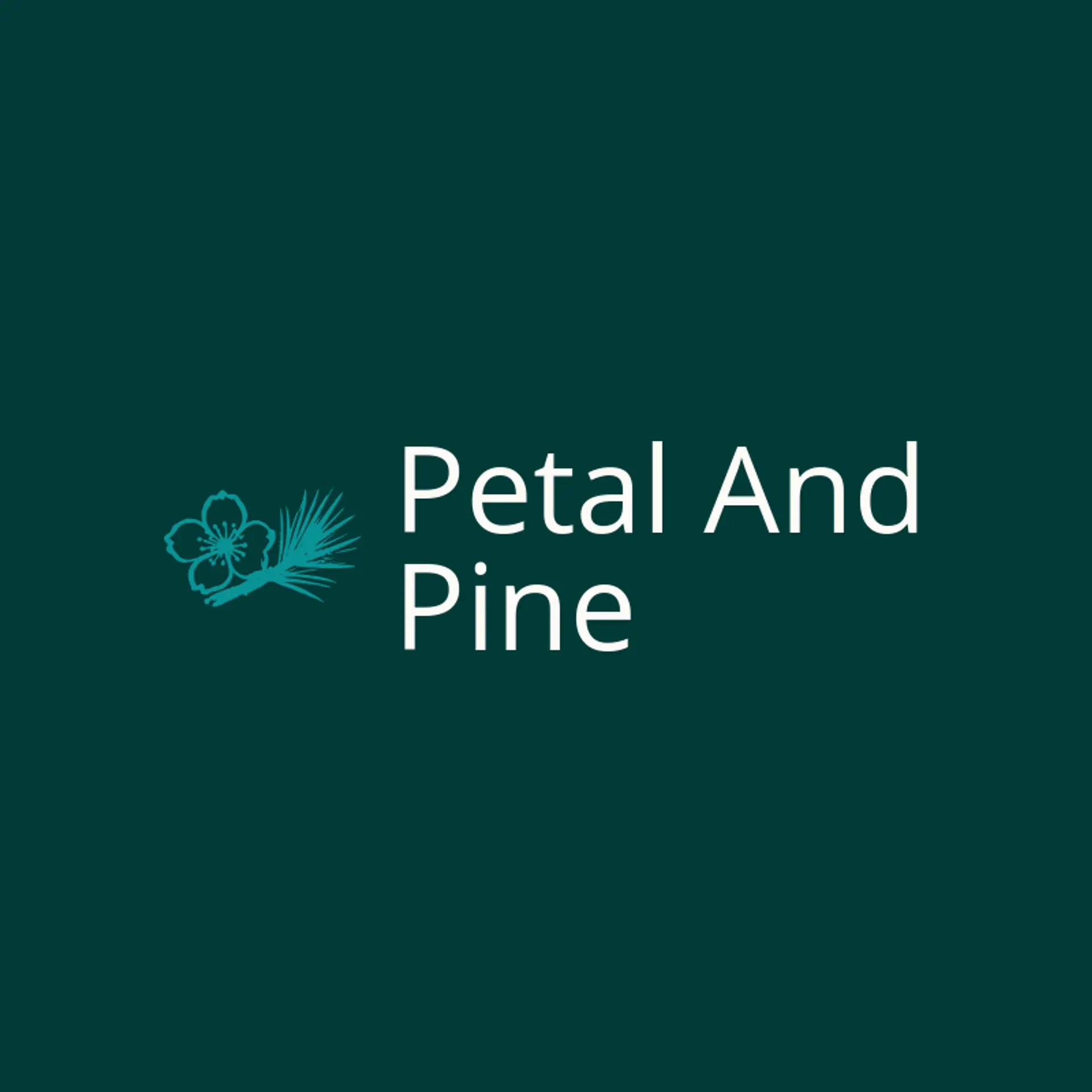 Petal and Pine logo for sakura