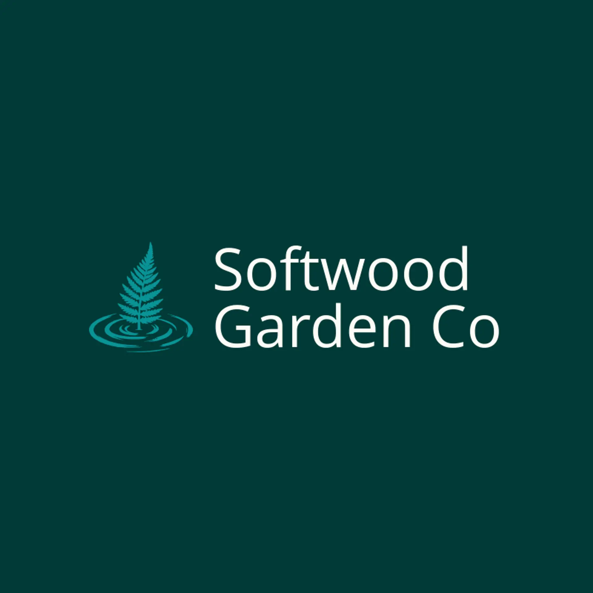 Softwood Garden Co logo for fern
