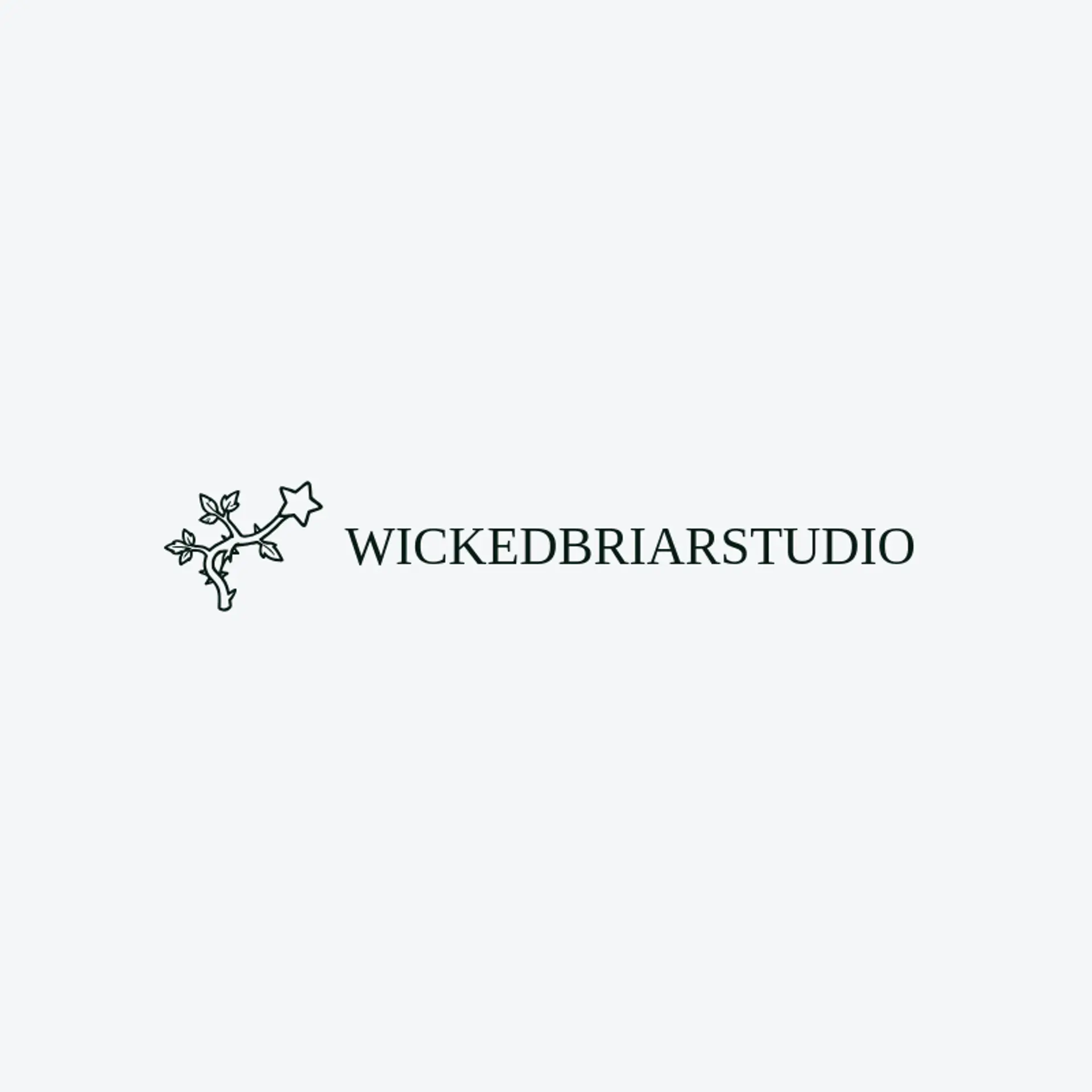 Wicked Briar Studio logo for gothic