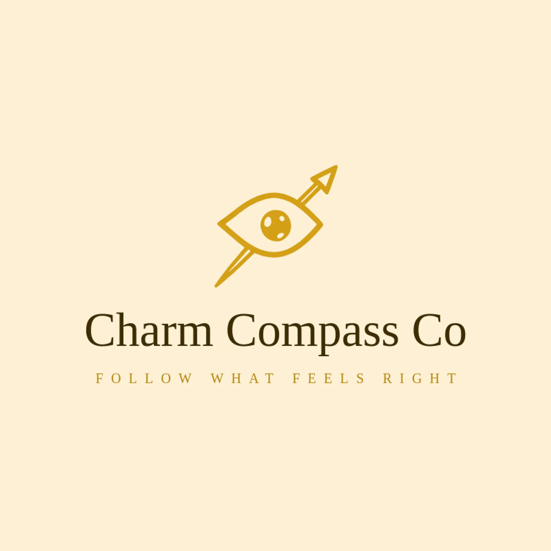 Charm Compass Co logo for evil eye