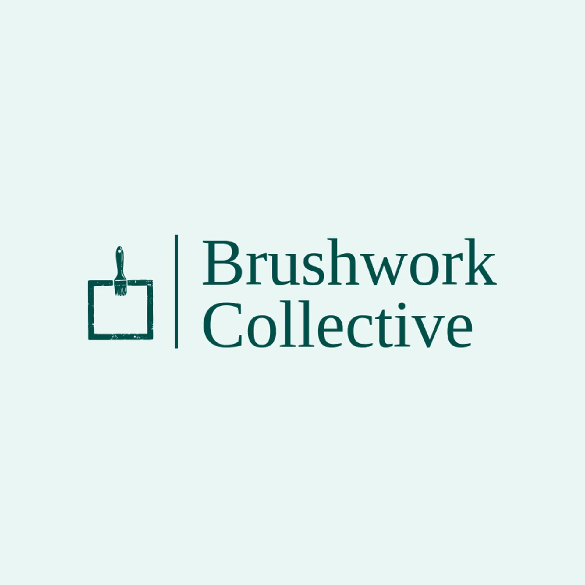 Brushwork Collective logo for canvas