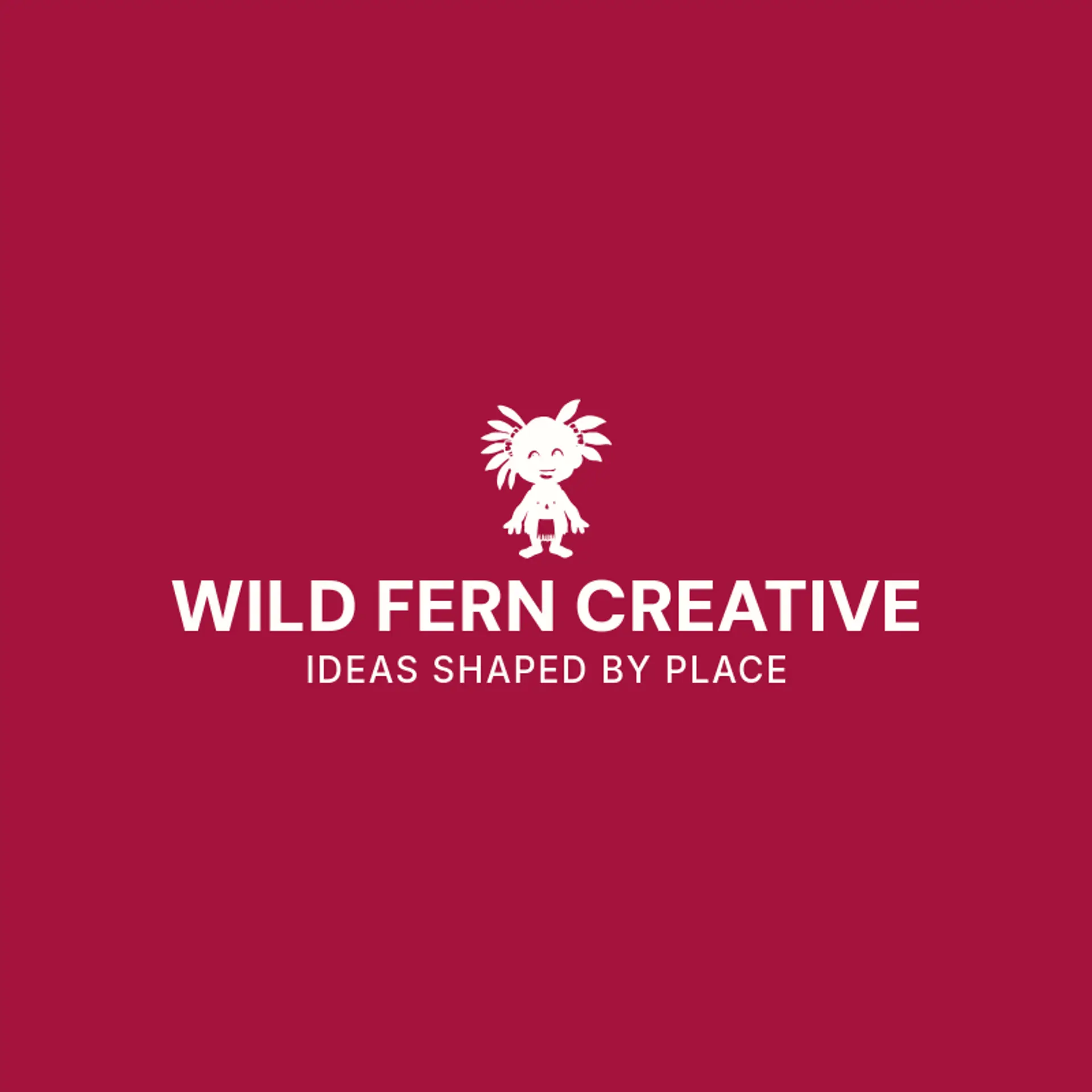 Wild Fern Creative logo for native