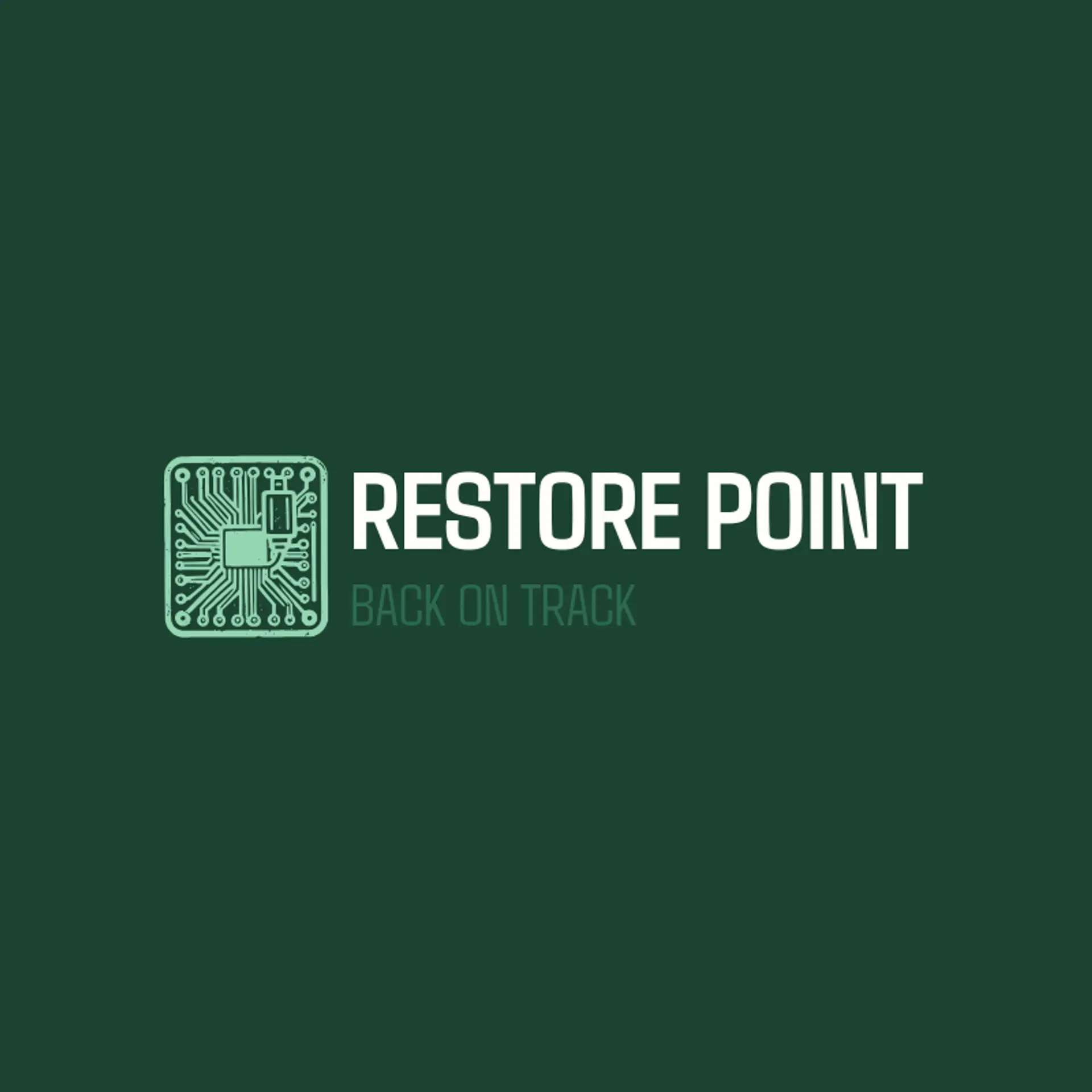 Restore Point logo for computer