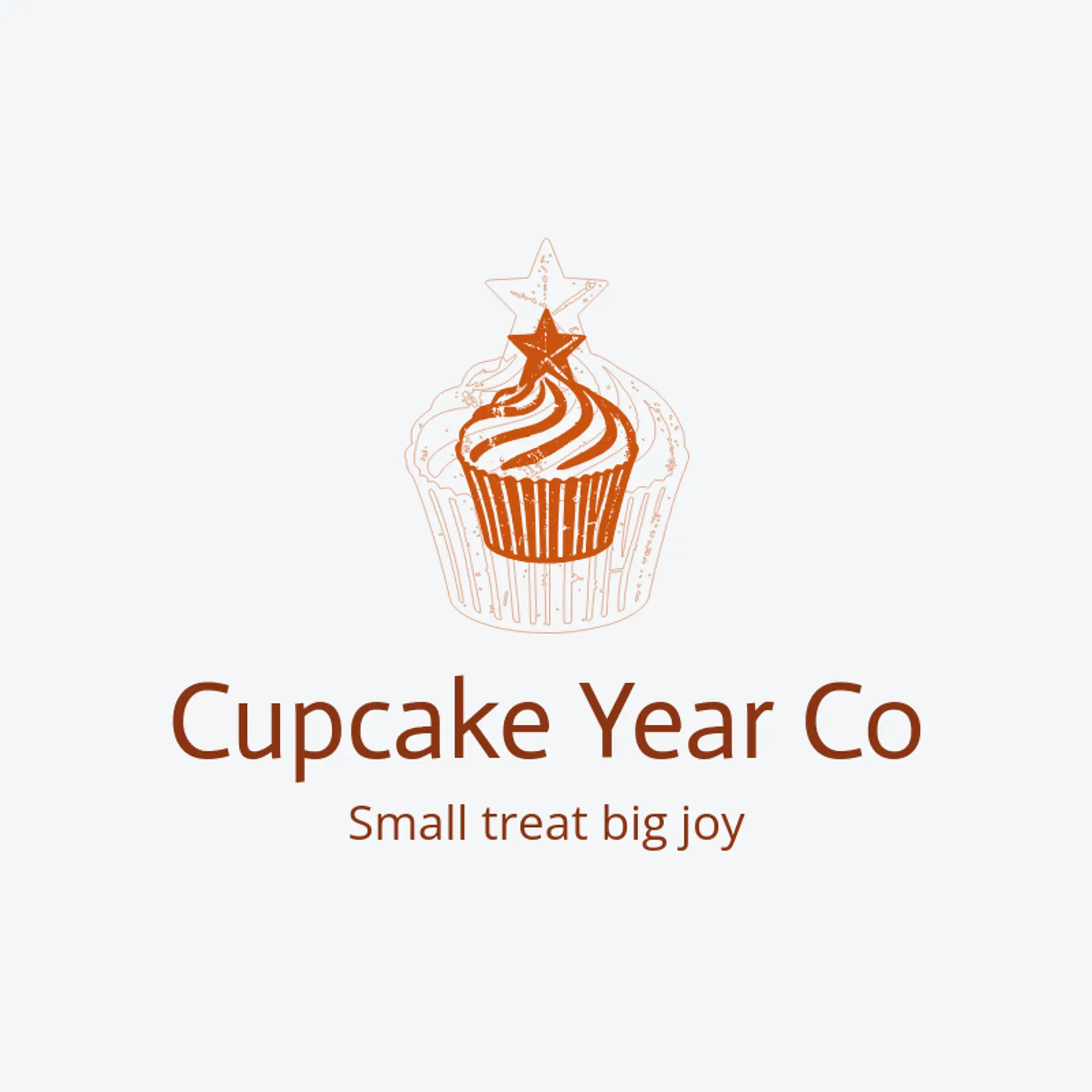 Cupcake Year Co logo for birthday