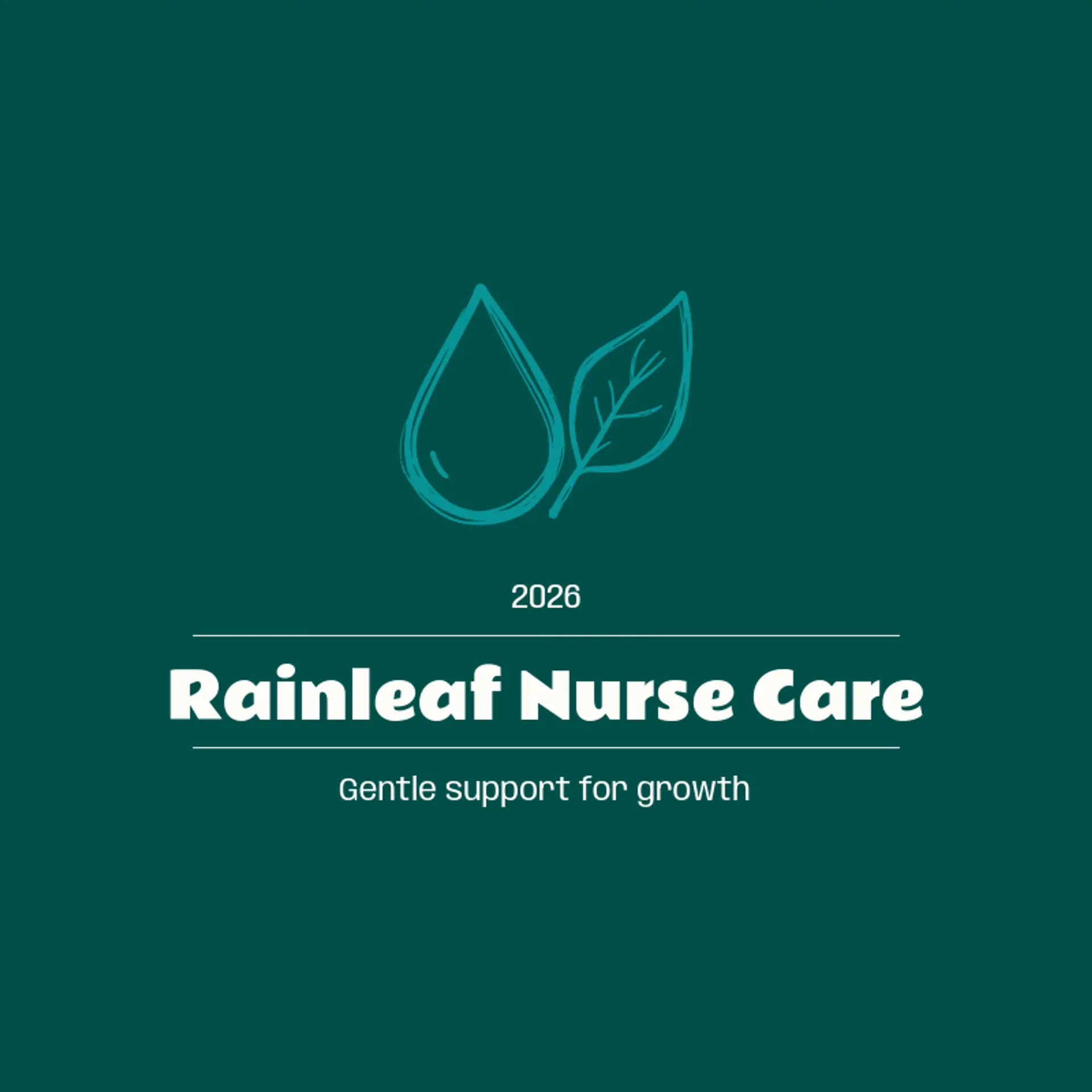 Rainleaf Nurse Care logo for nurse