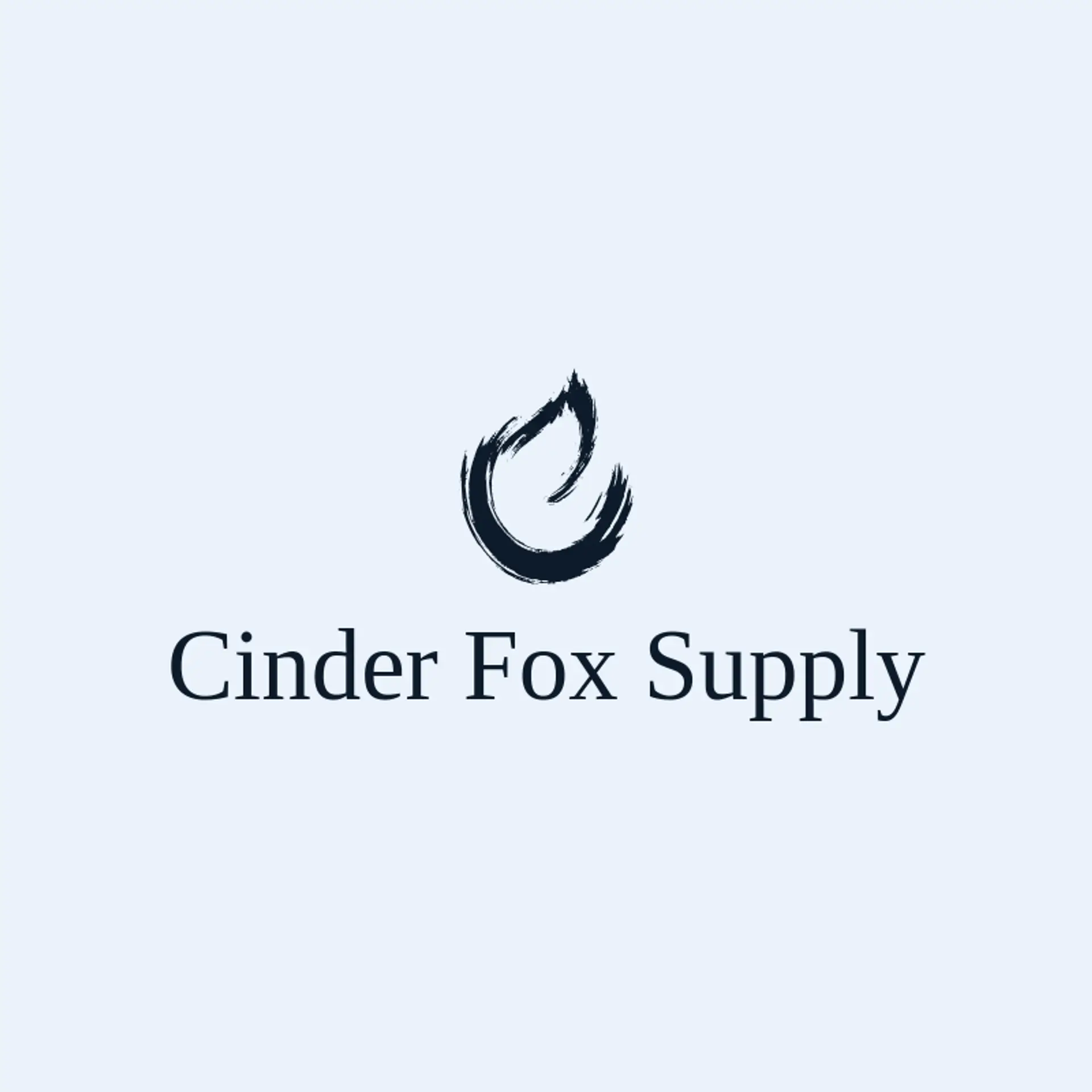 Cinder Fox Supply logo for smoke
