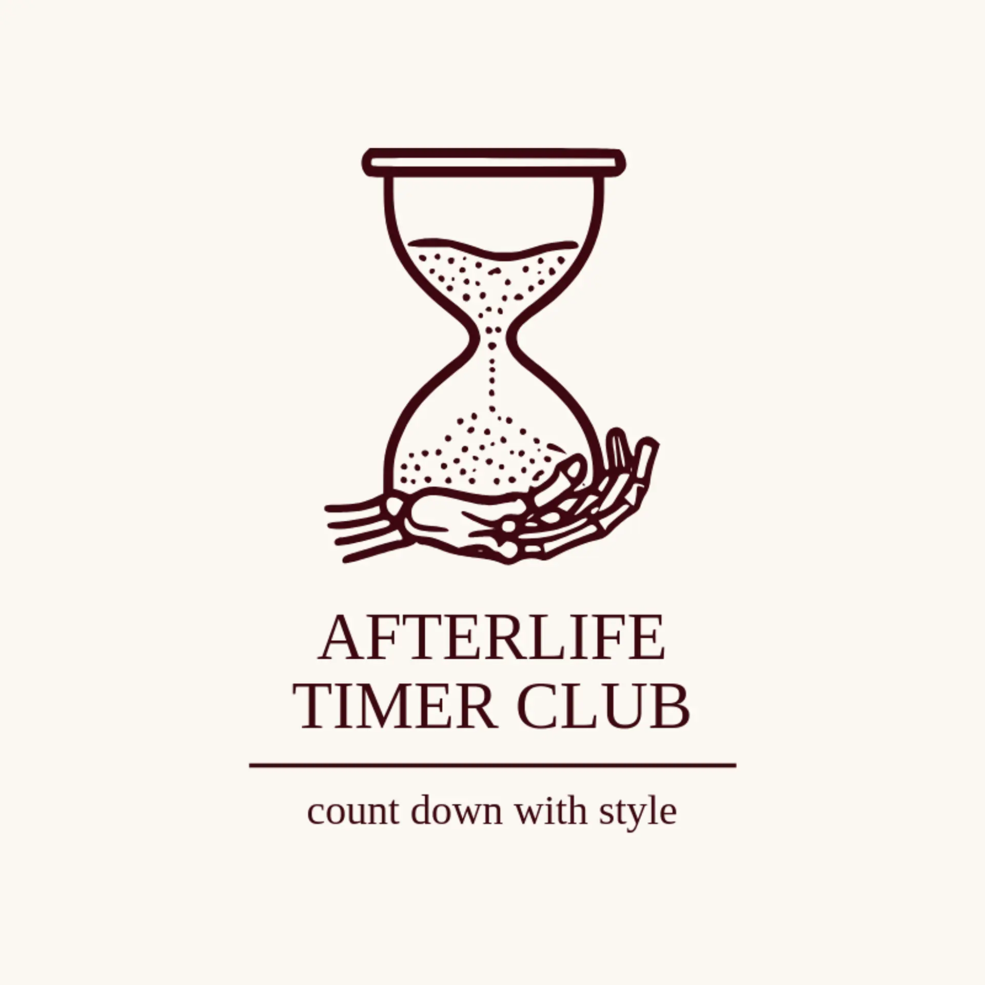 Afterlife Timer Club logo for grim reaper