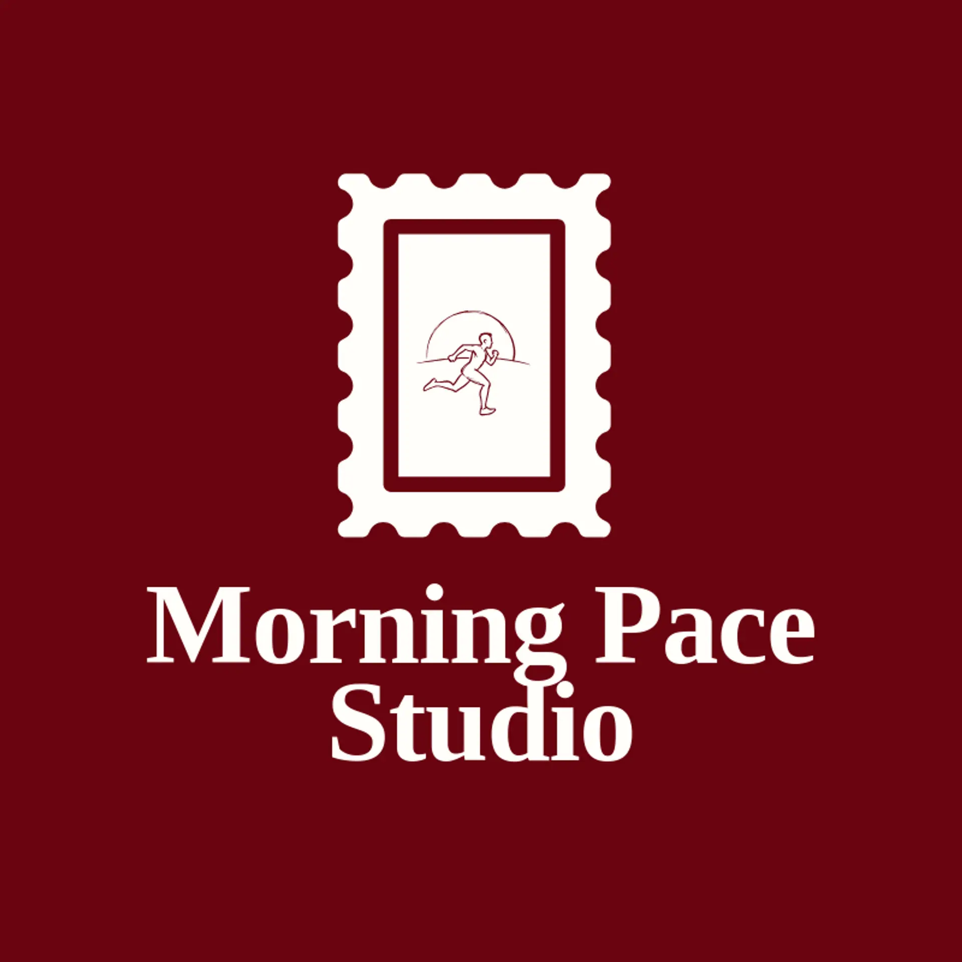 Morning Pace Studio logo for runner