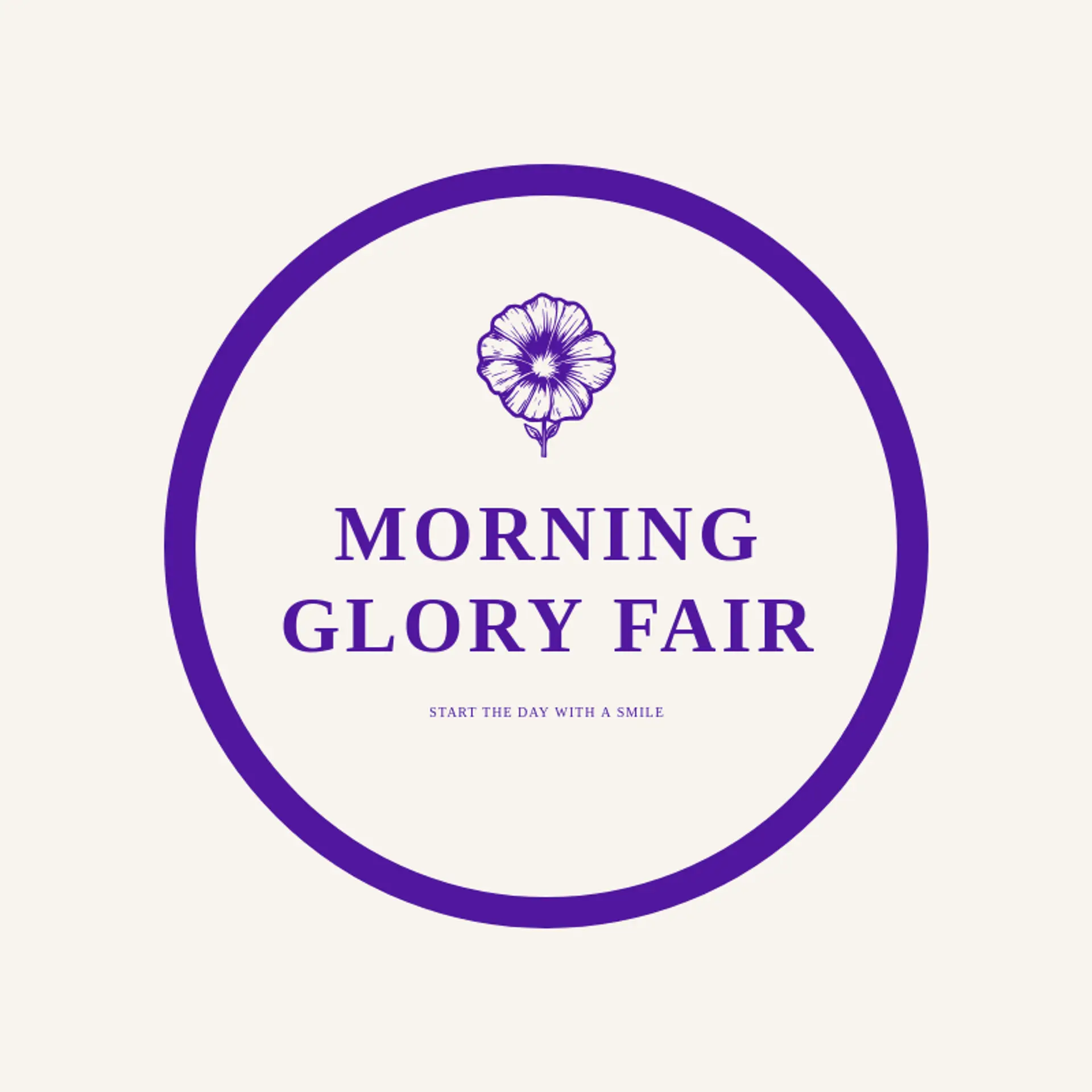 Morning Glory Fair logo for fair