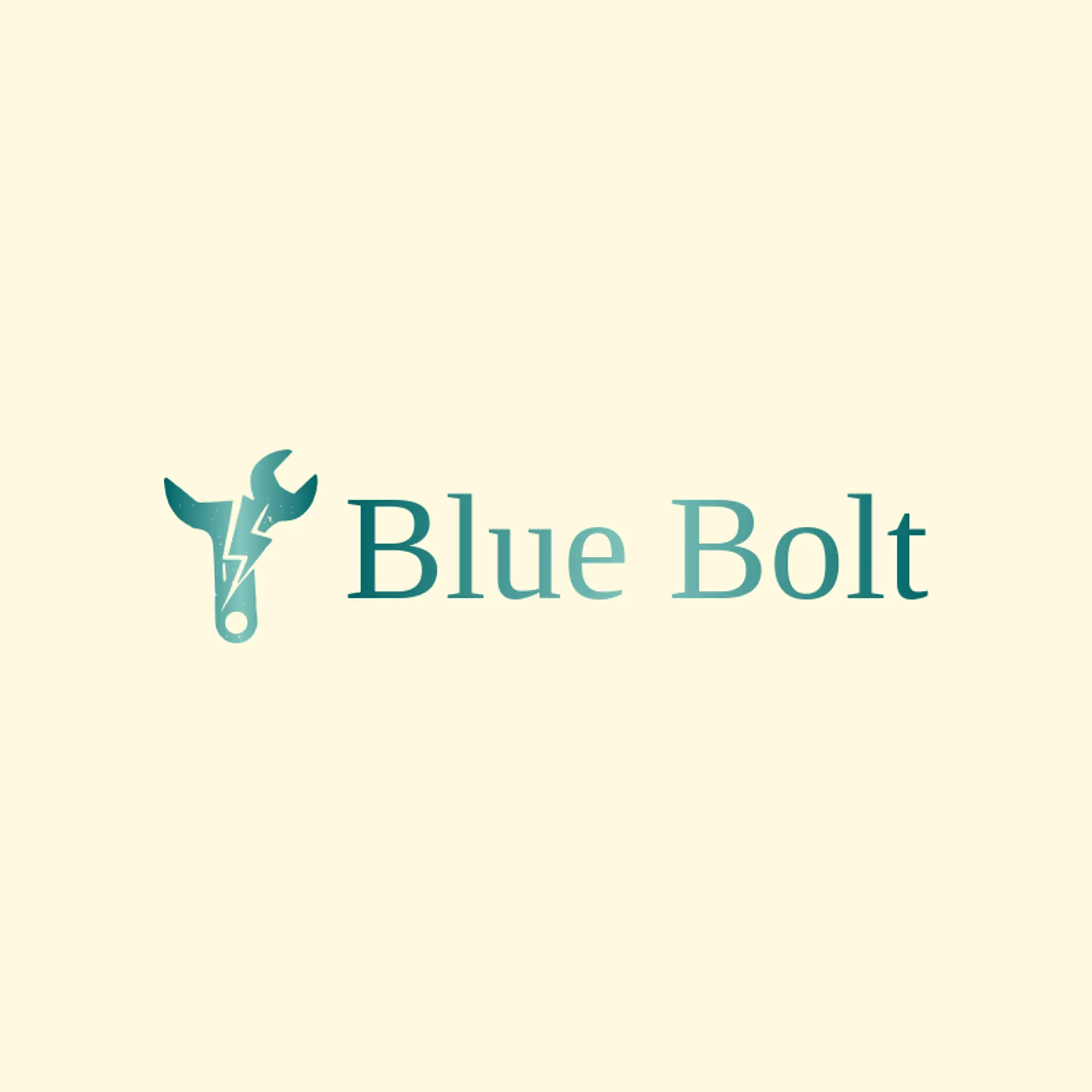 Blue Bolt logo for tool