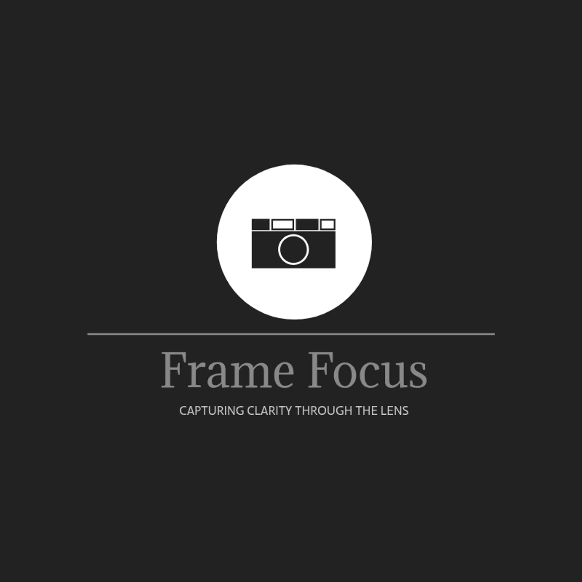 Frame Focus logo for cool photography