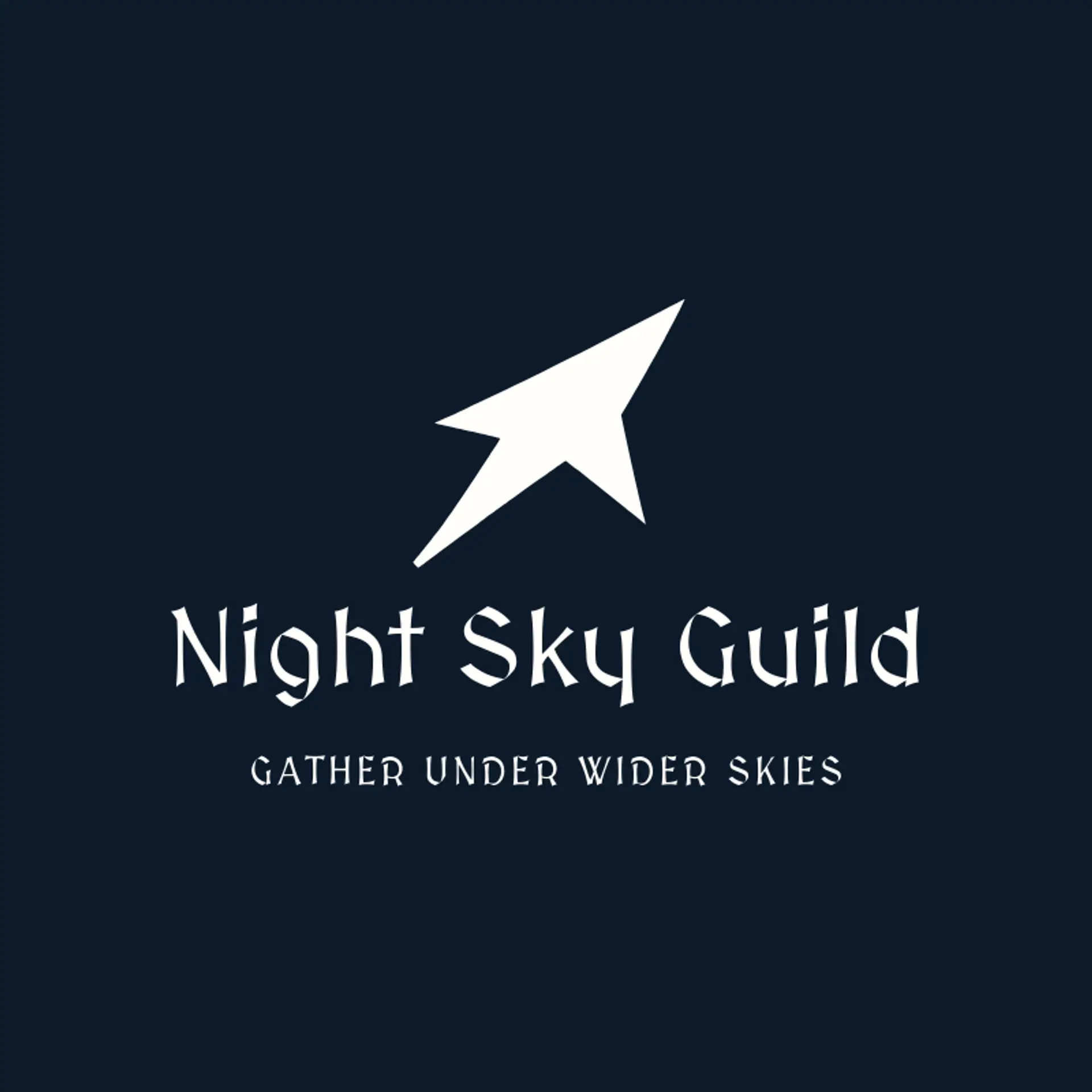 Night Sky Guild logo for space