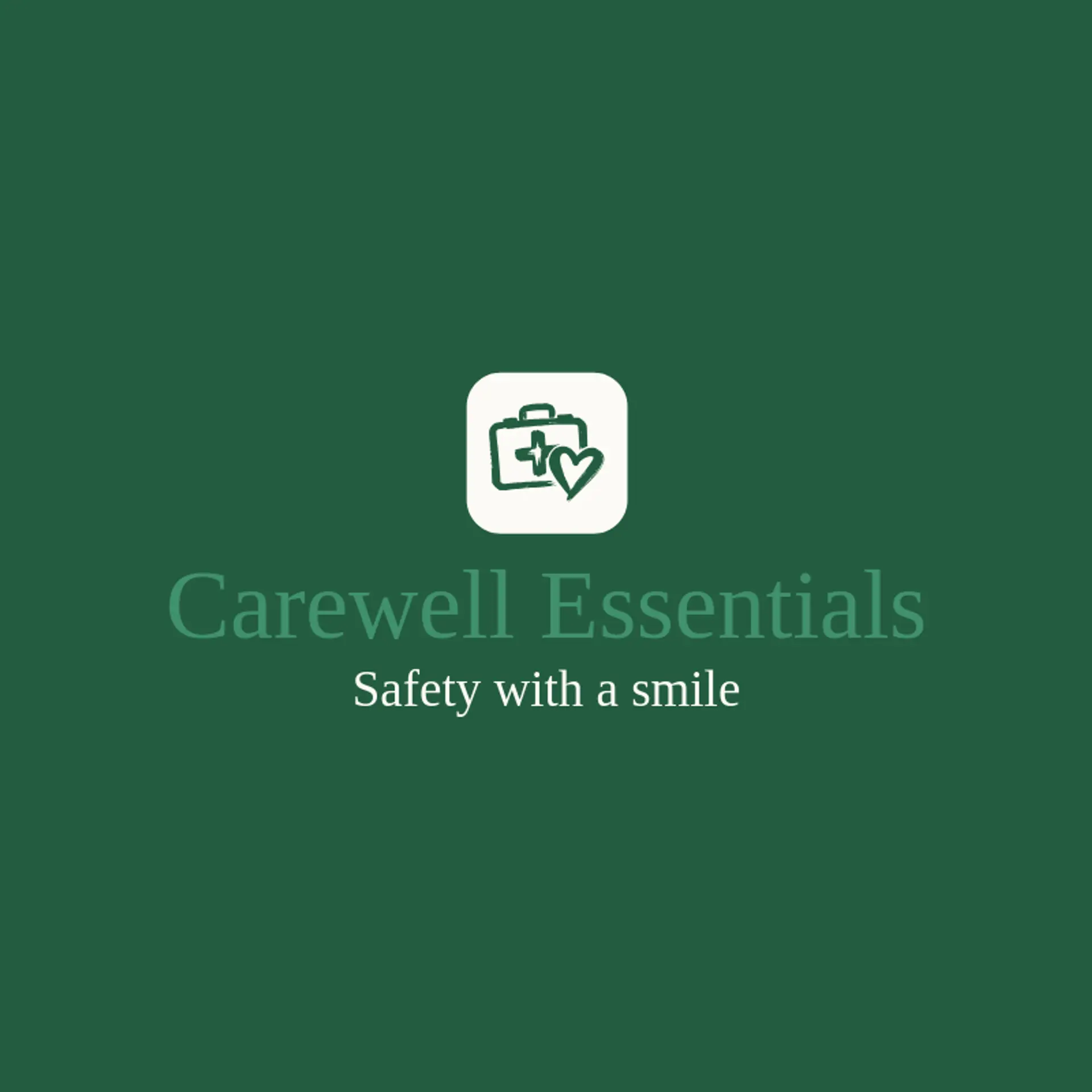Carewell Essentials logo for first aid kit