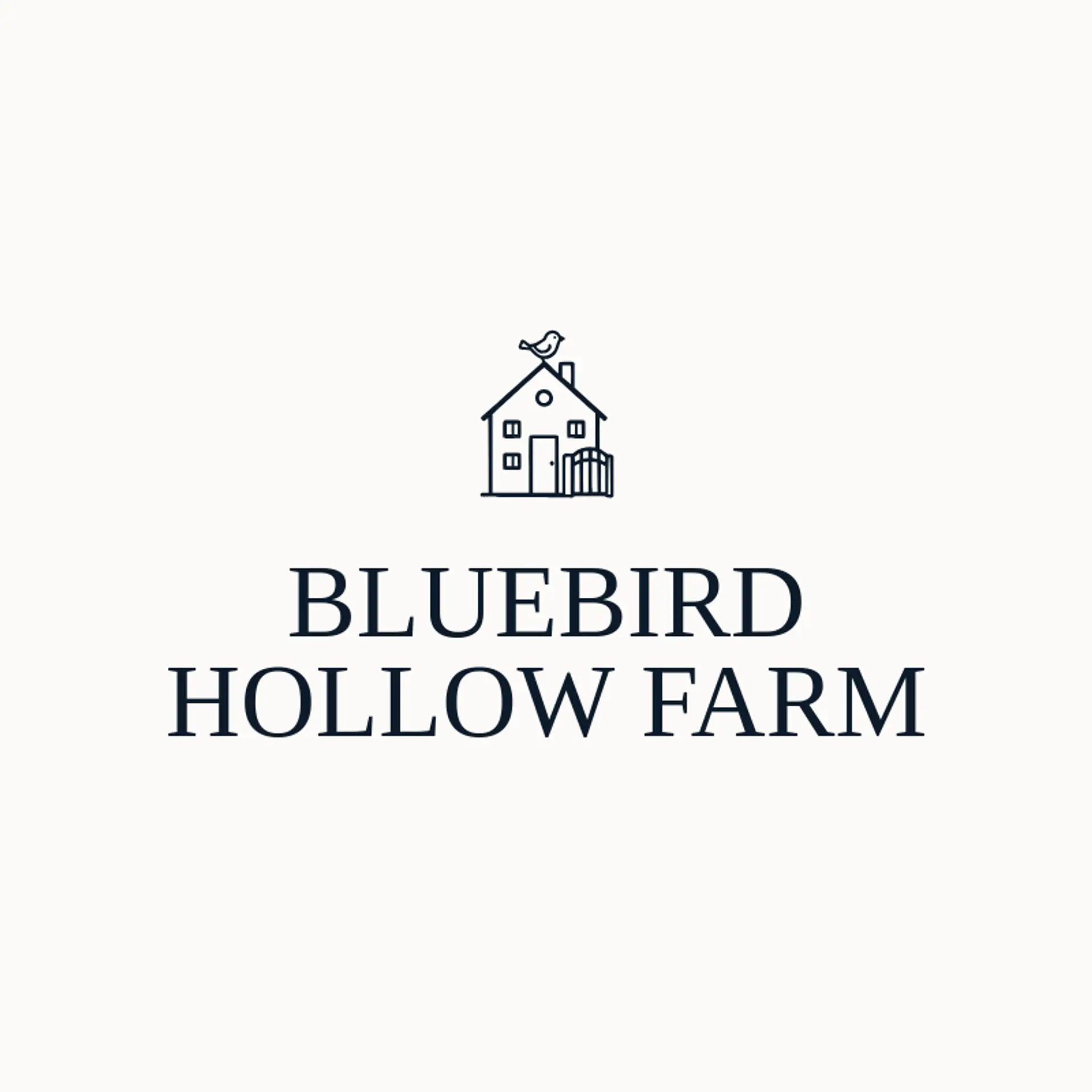 Bluebird Hollow Farm logo for homestead