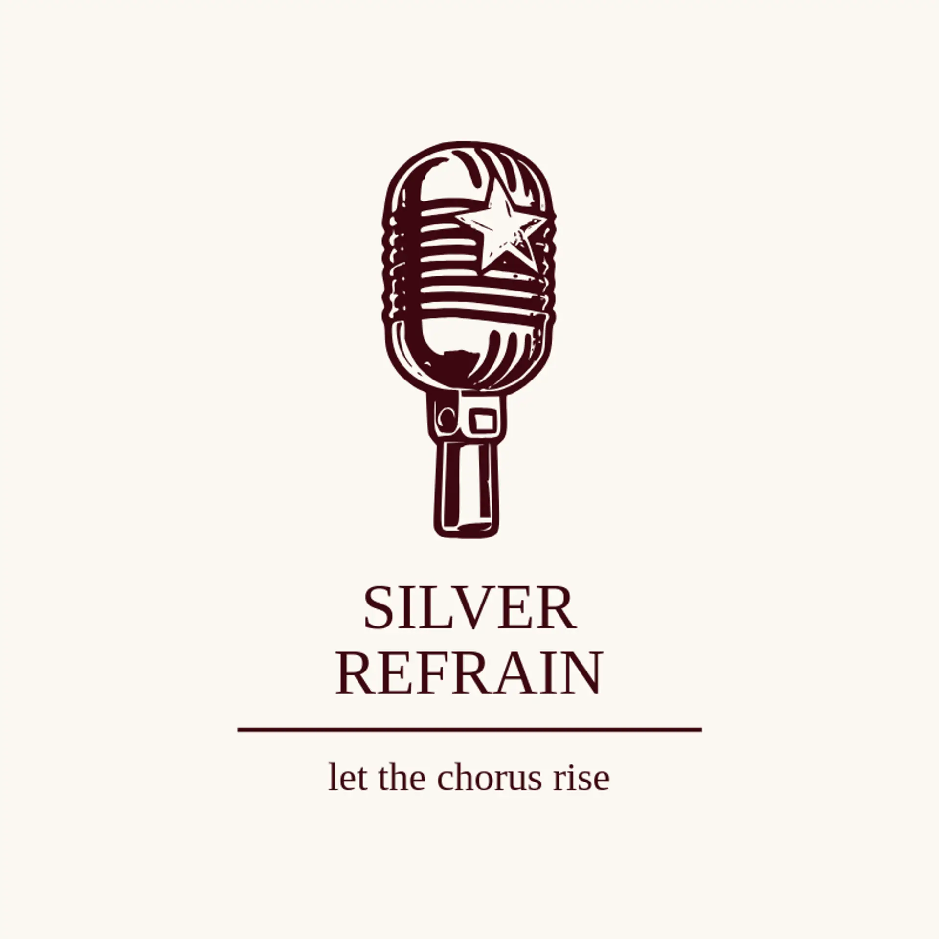 Silver Refrain logo for karaoke