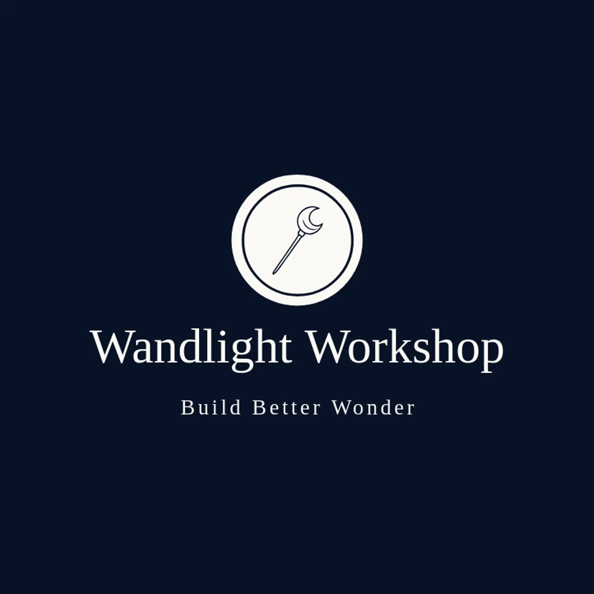 Wandlight Workshop logo for wizard