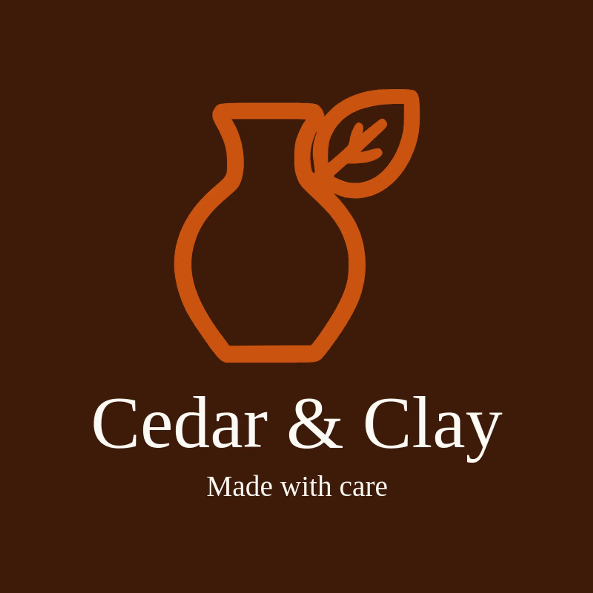 Cedar & Clay logo for small business
