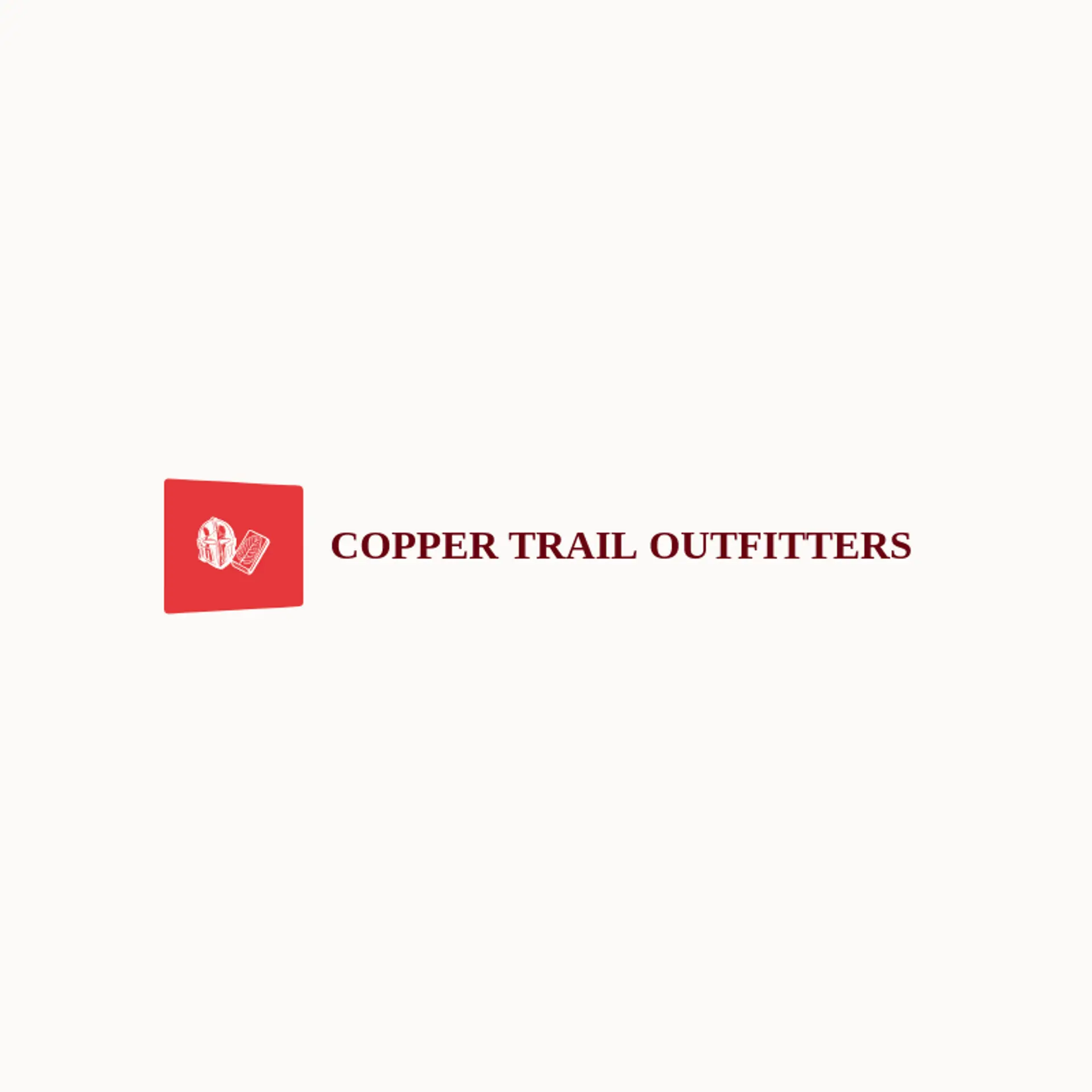 Copper Trail Outfitters logo for helmet