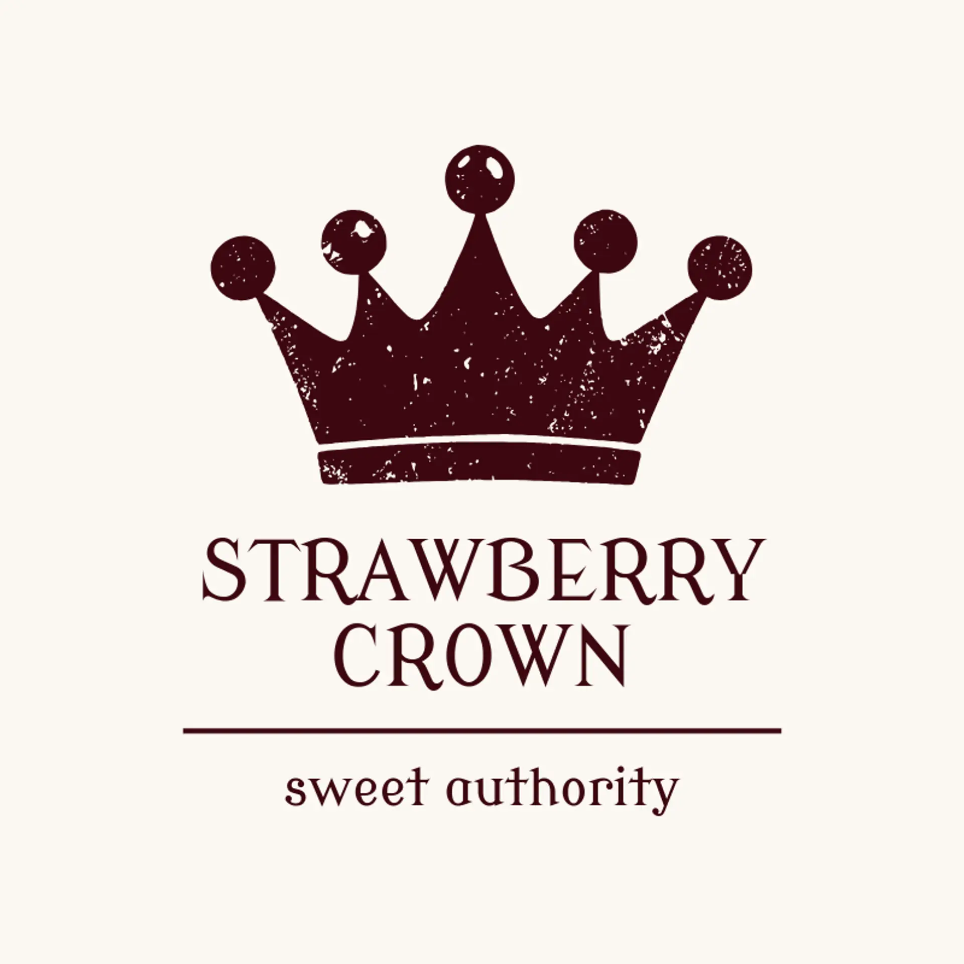 Strawberry Crown logo for king