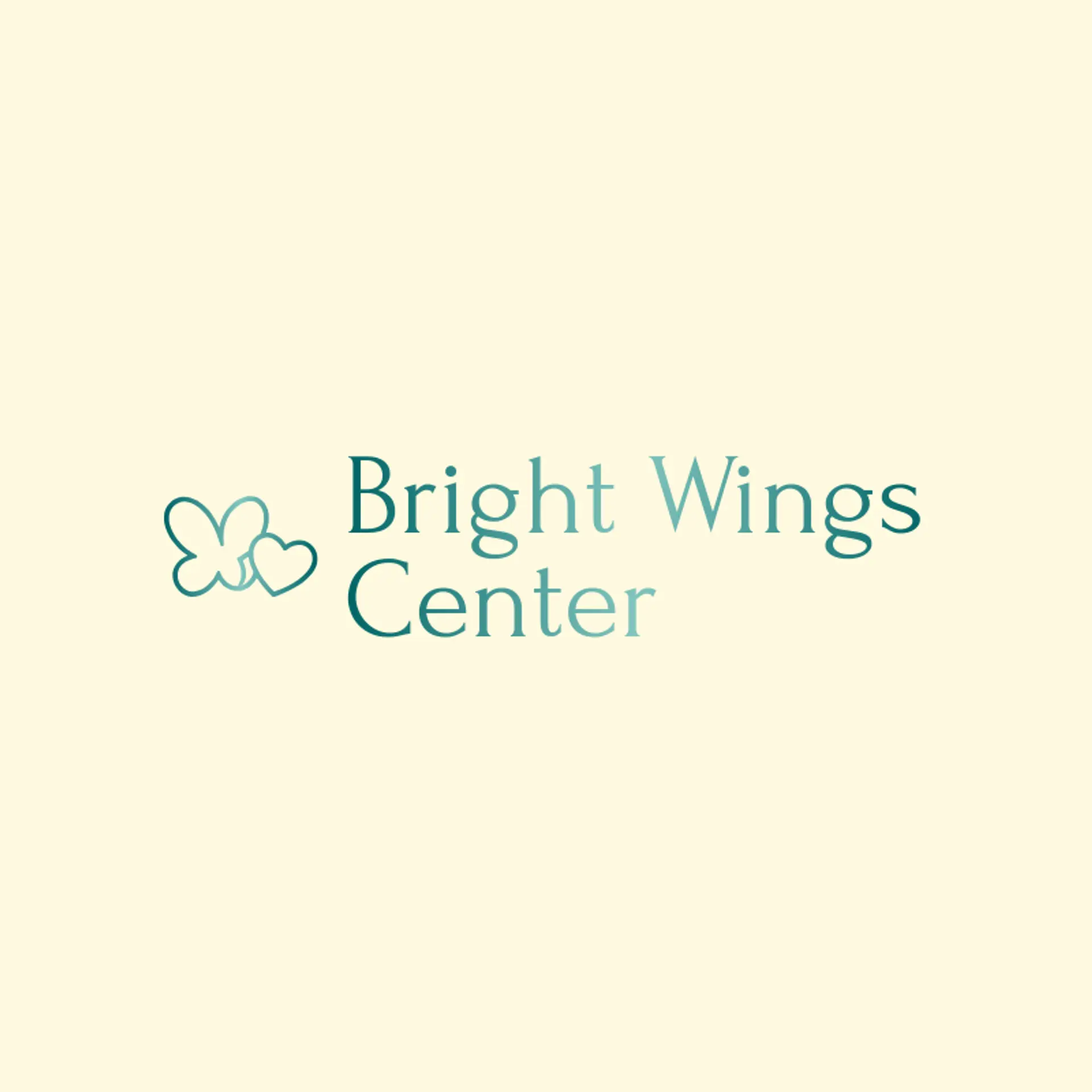 Bright Wings Center logo for autism