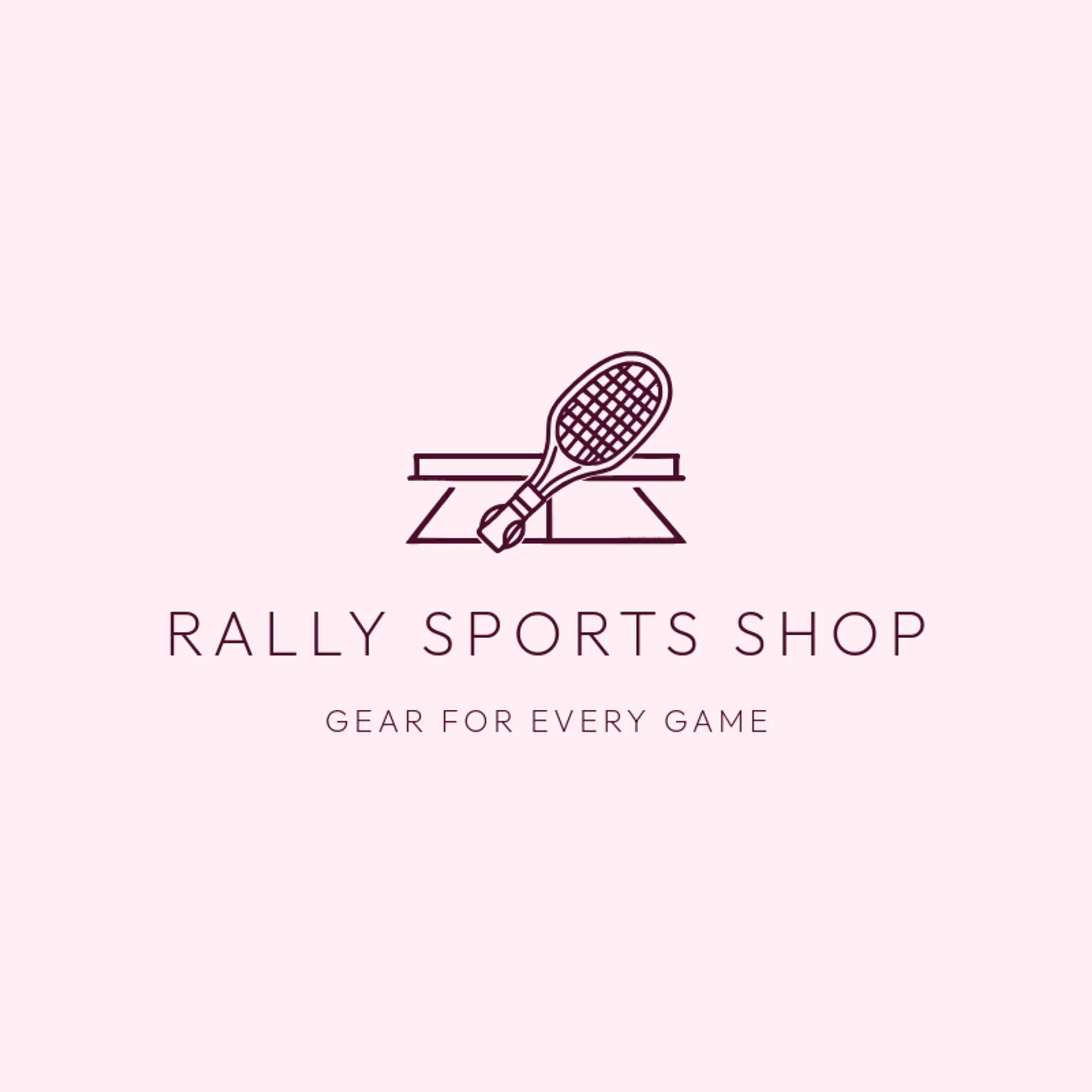 Rally Sports Shop logo for court