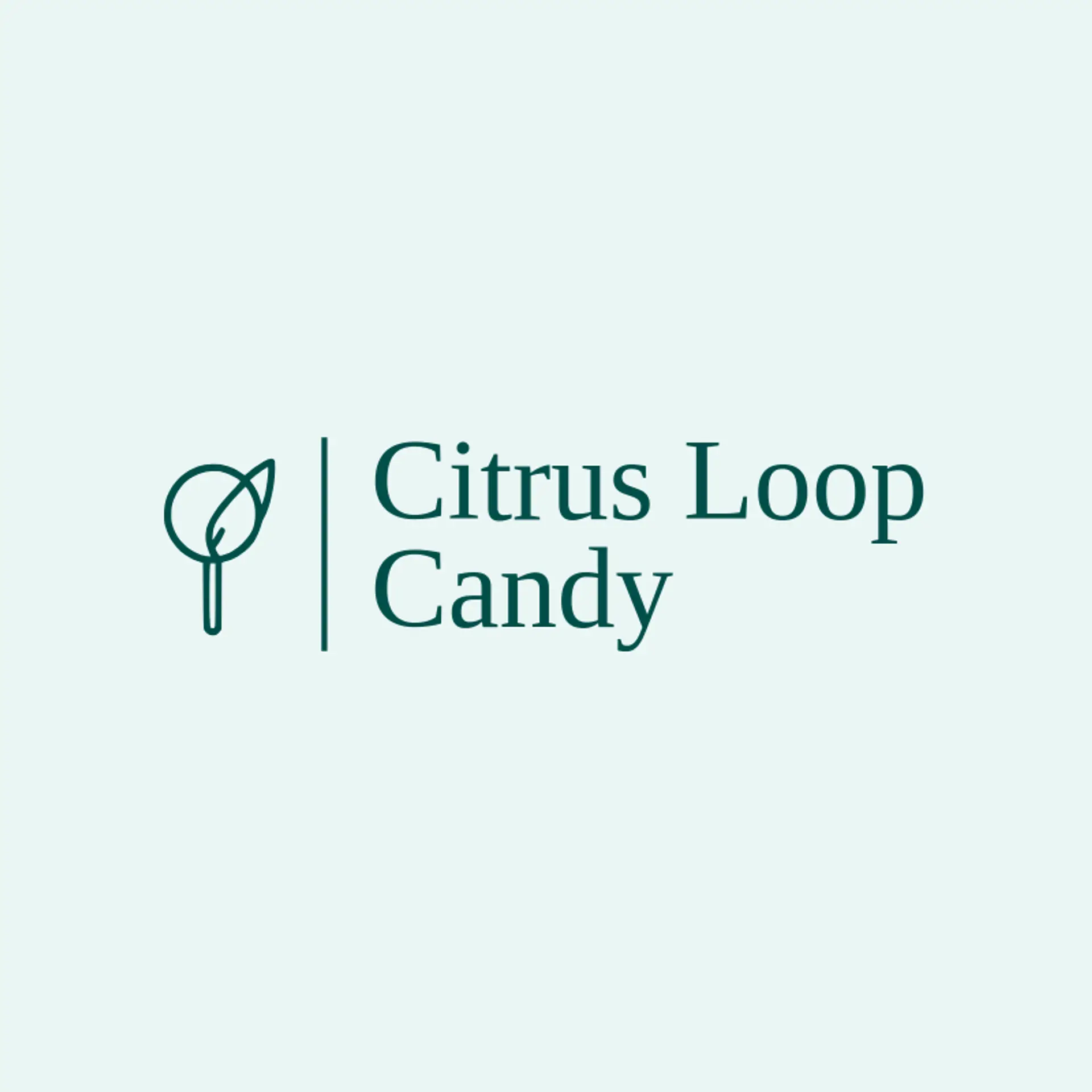 Citrus Loop Candy logo for lollipop