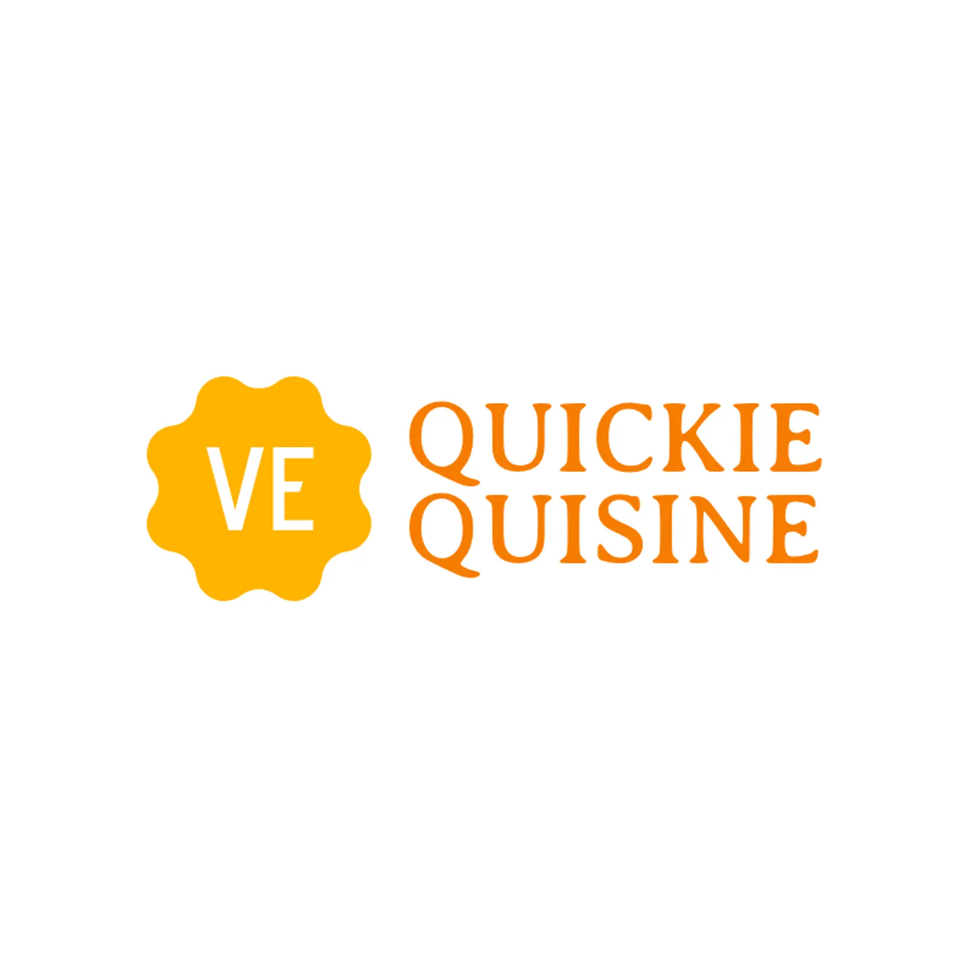 Quickie Quisine logo for fast food restaurant