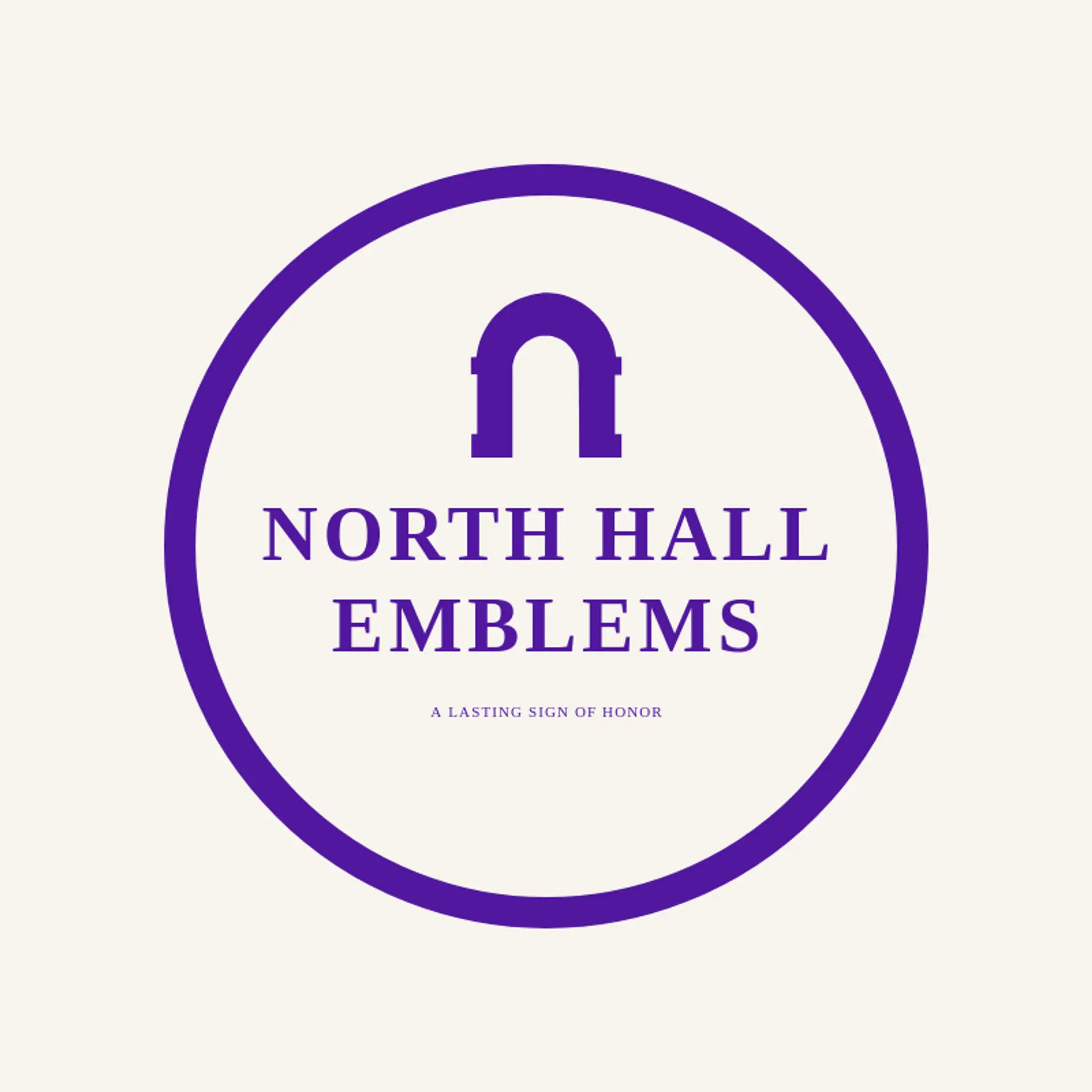 North Hall Emblems logo for official