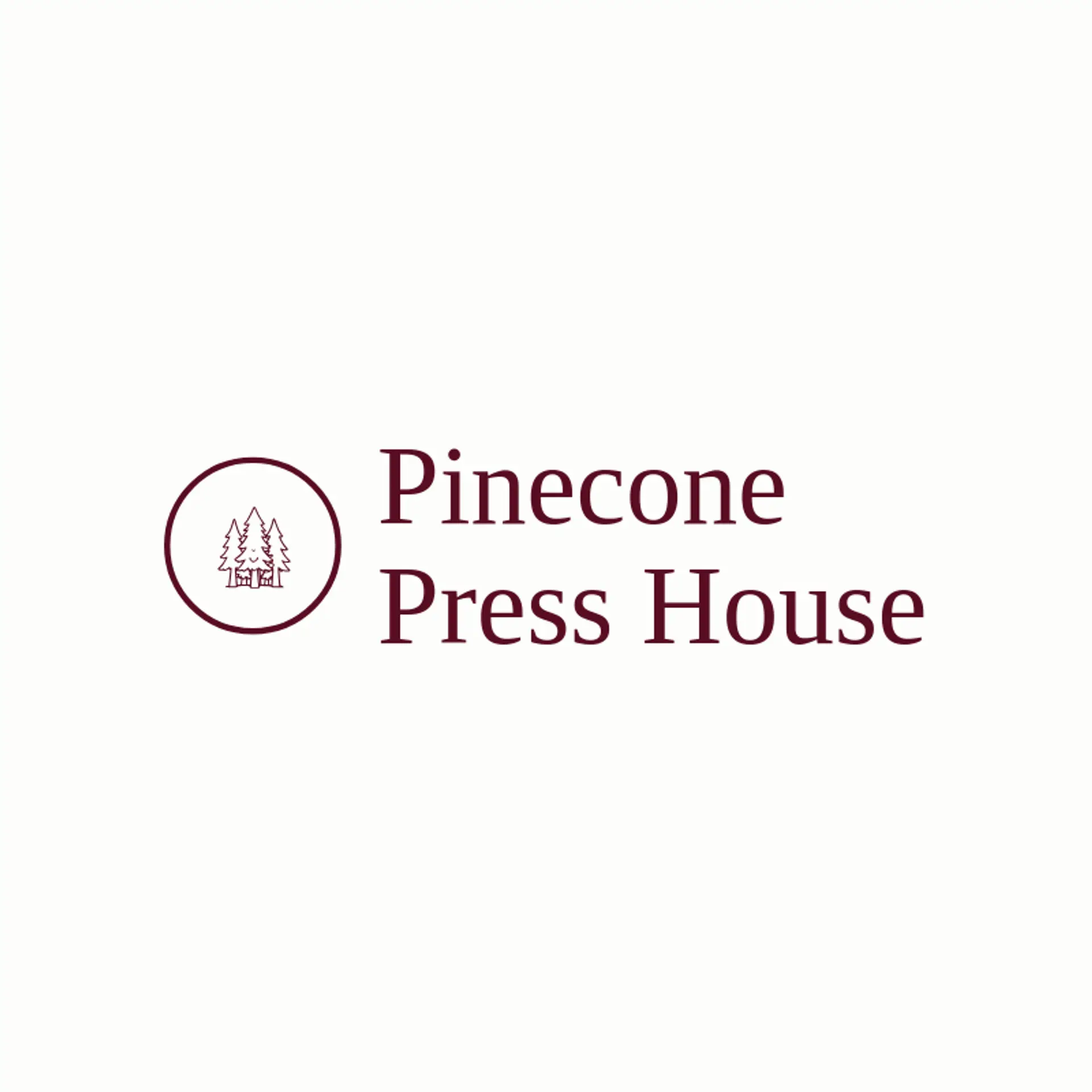 Pinecone Press House logo for forest