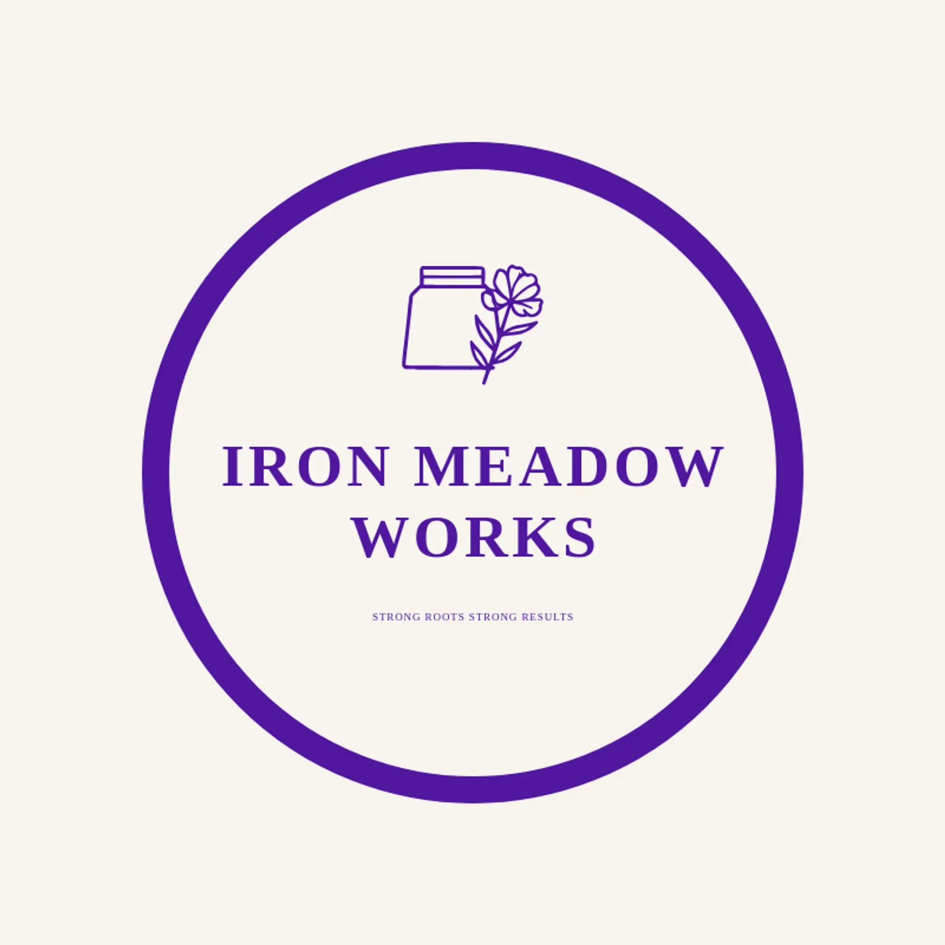 Iron Meadow Works logo for iron