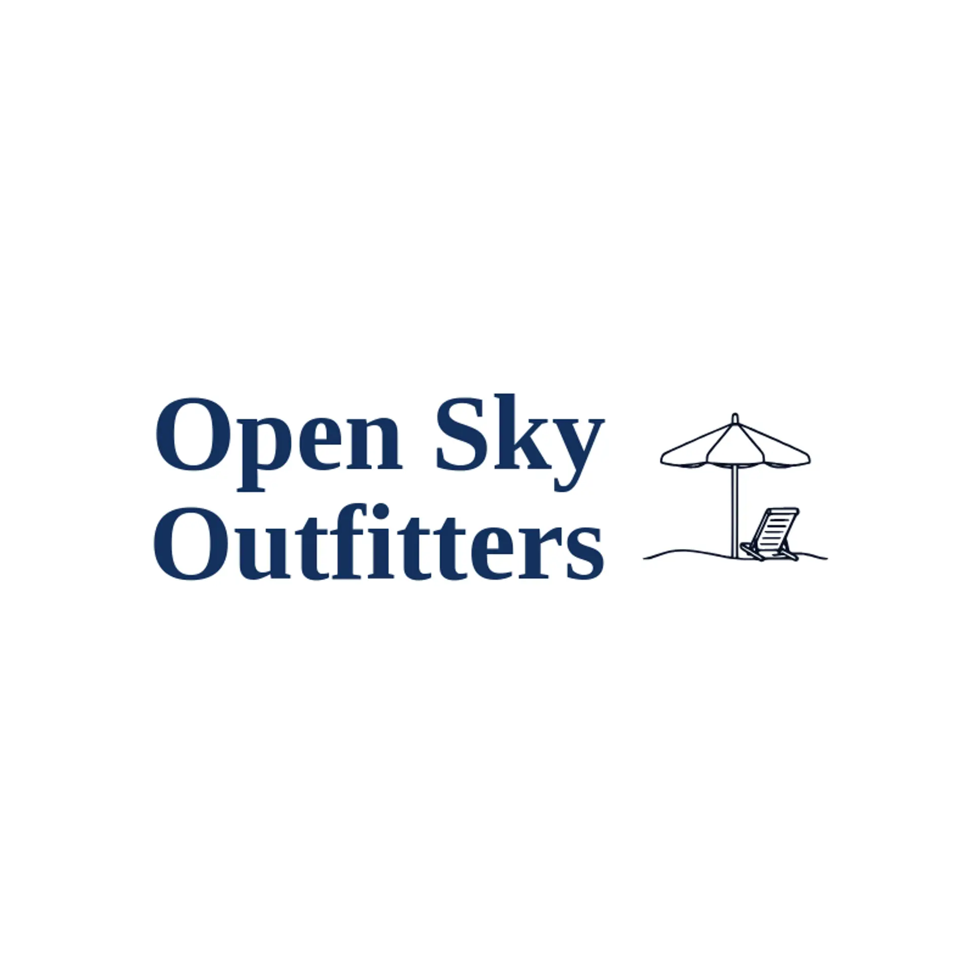 Open Sky Outfitters logo for umbrella