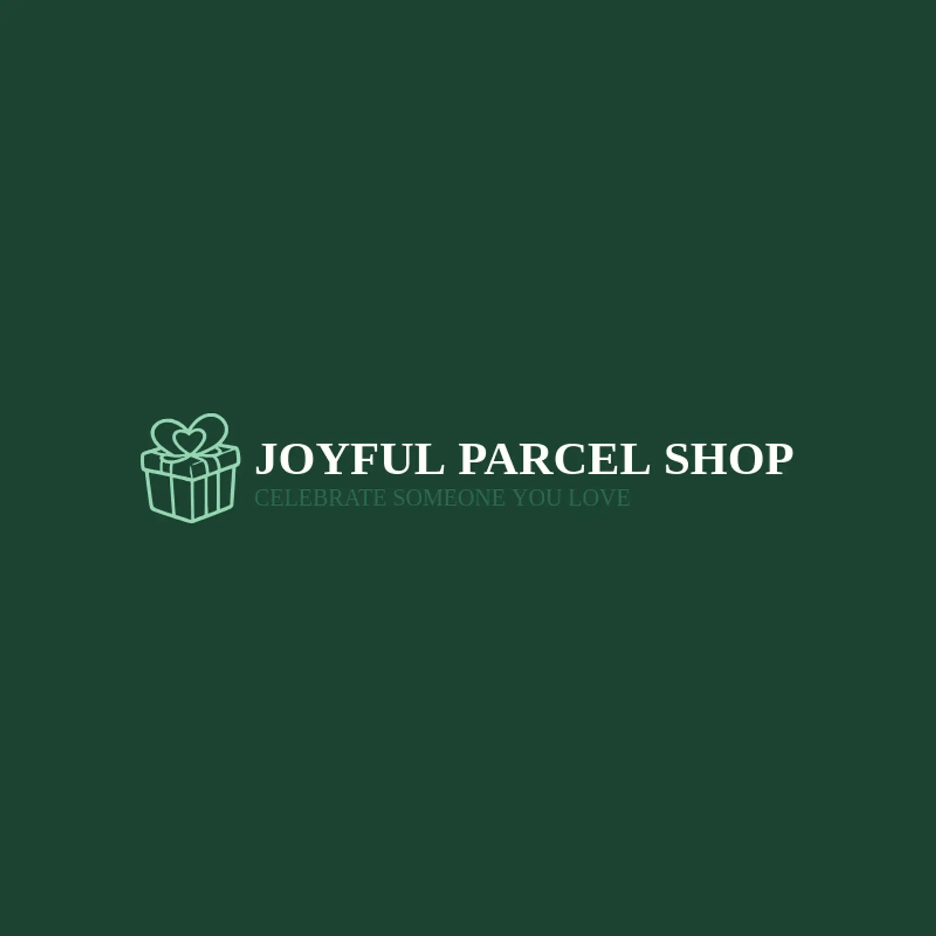 Joyful Parcel Shop logo for gift