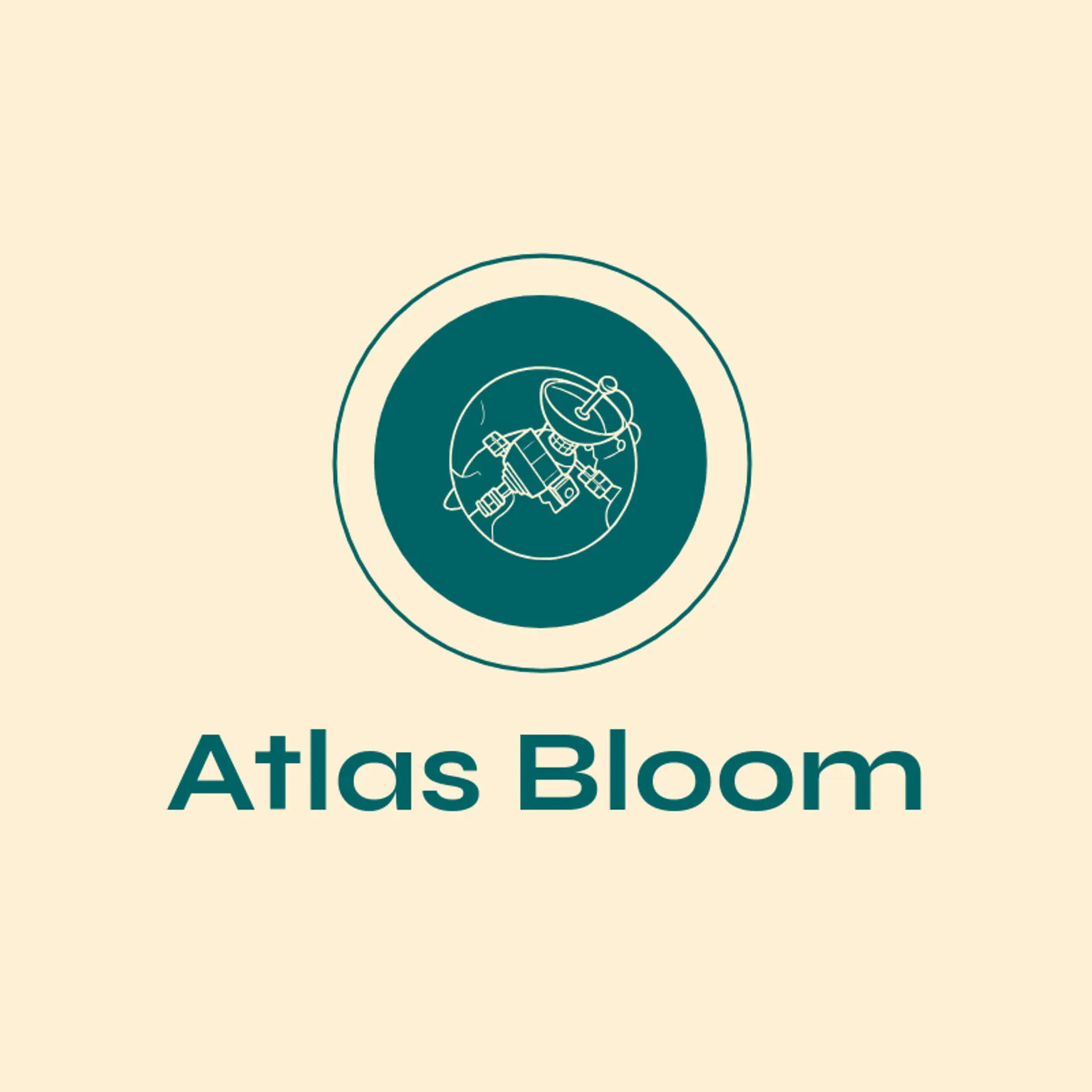 Atlas Bloom logo for globe