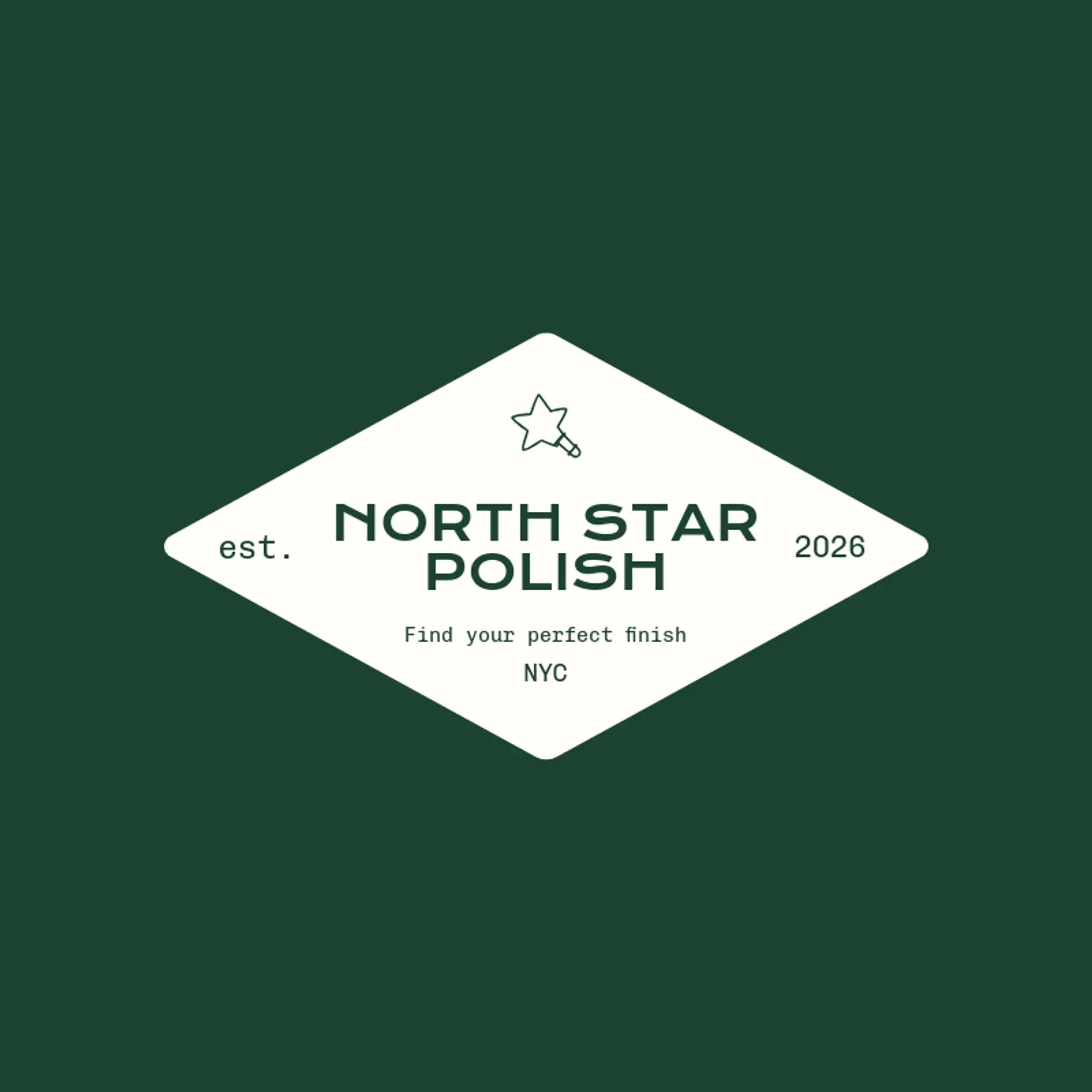 North Star Polish logo for nail