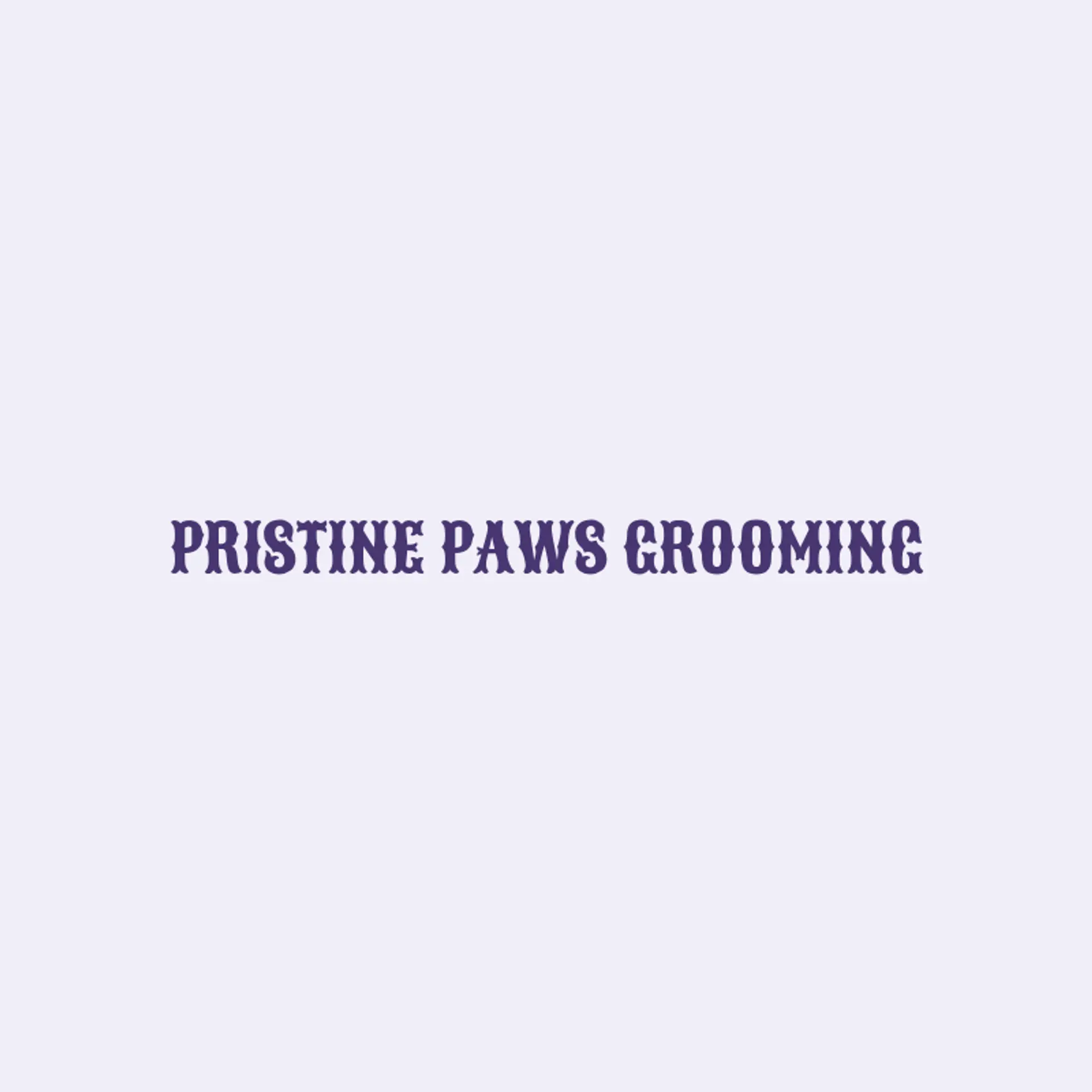 Paws & Whiskers Spa logo for pet grooming
