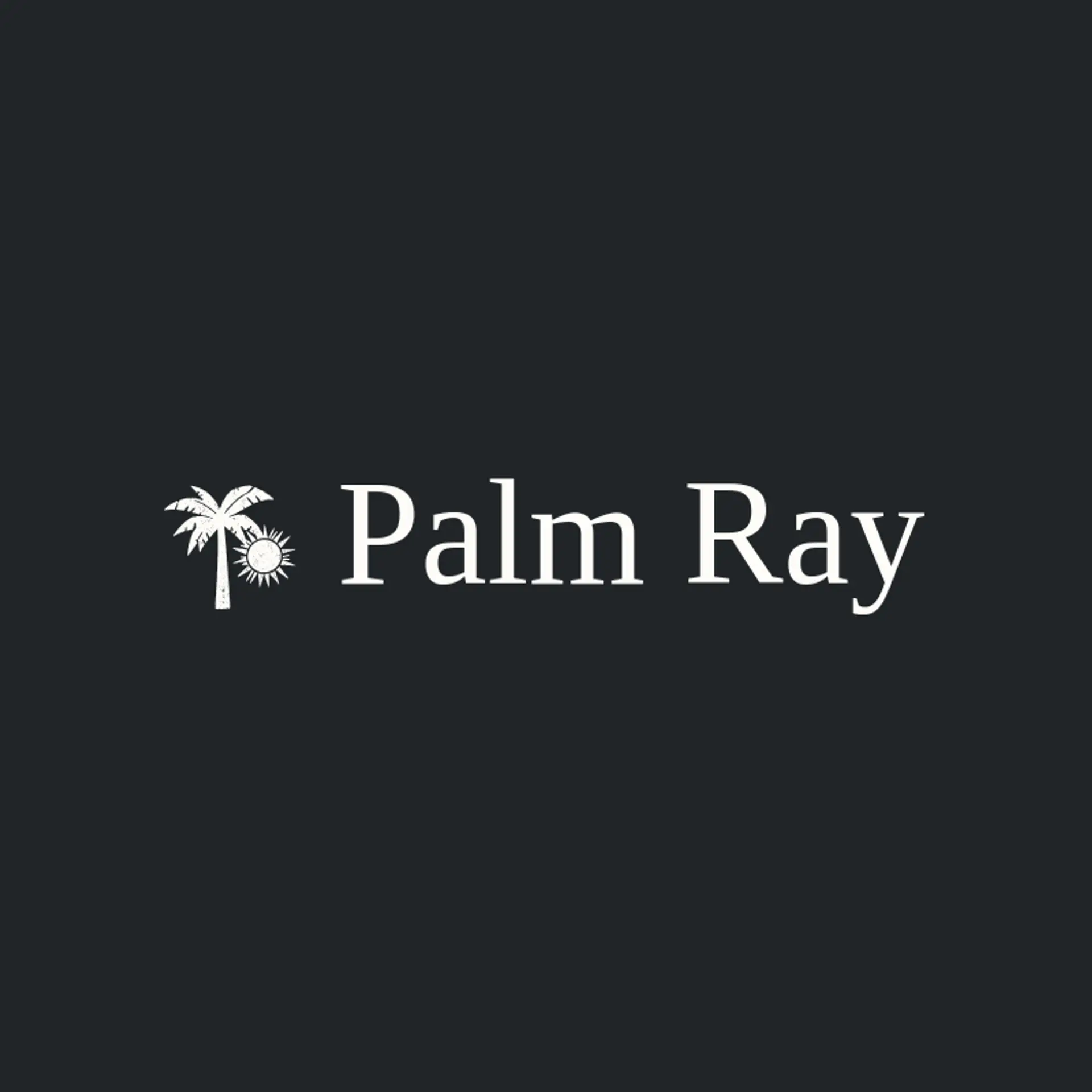 Palm Ray logo for palm tree