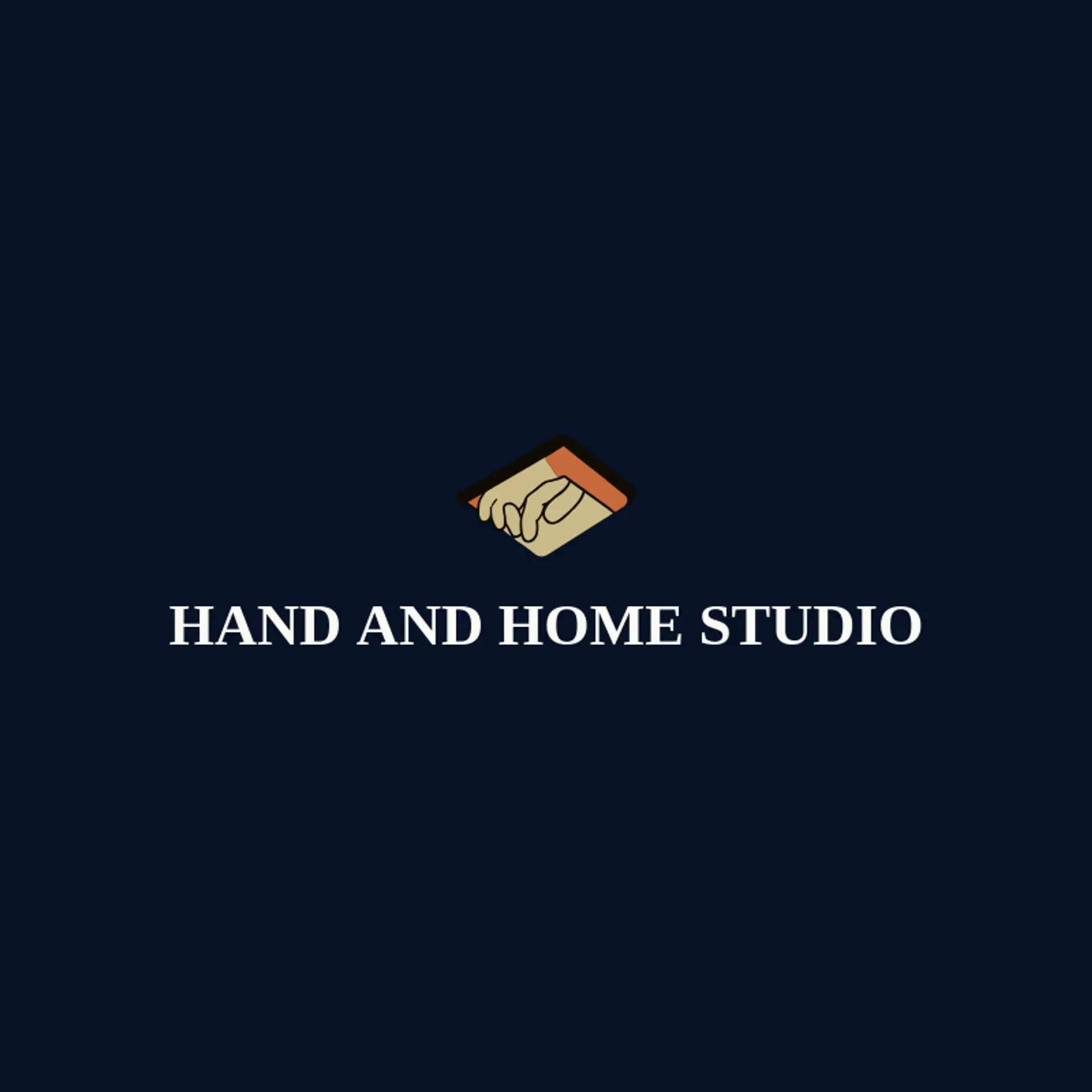 Hand And Home Studio logo for hands