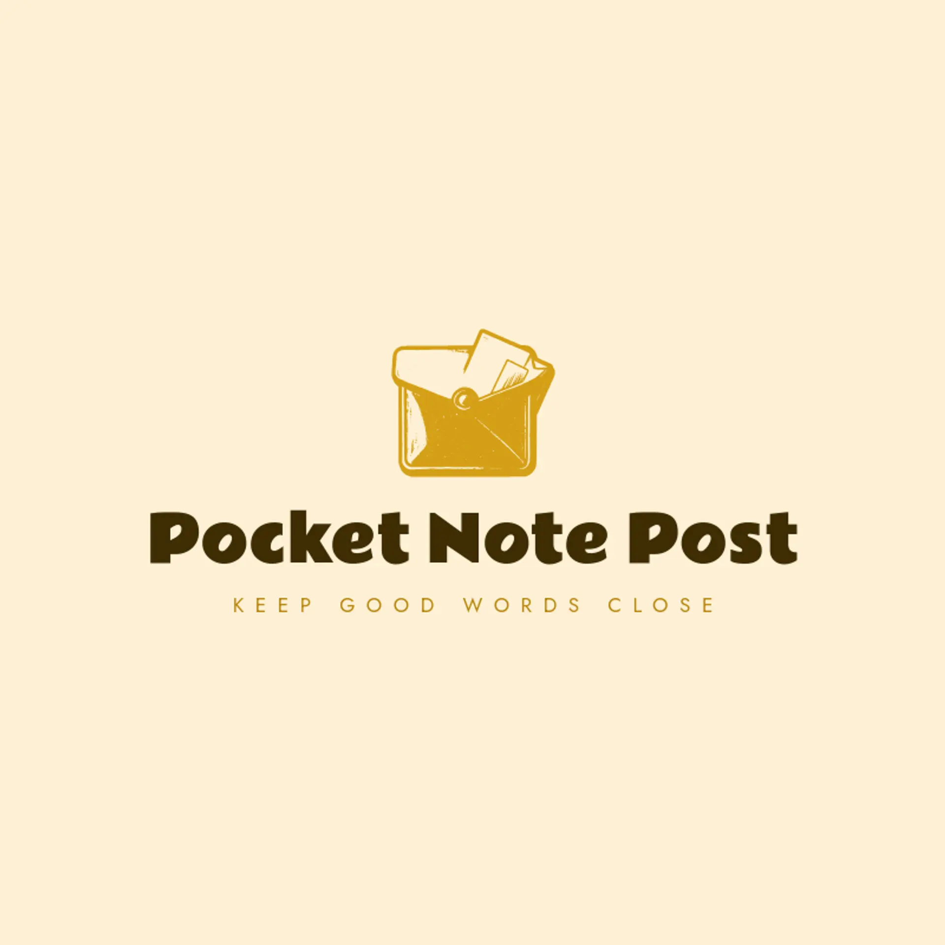 Pocket Note Post logo for mail