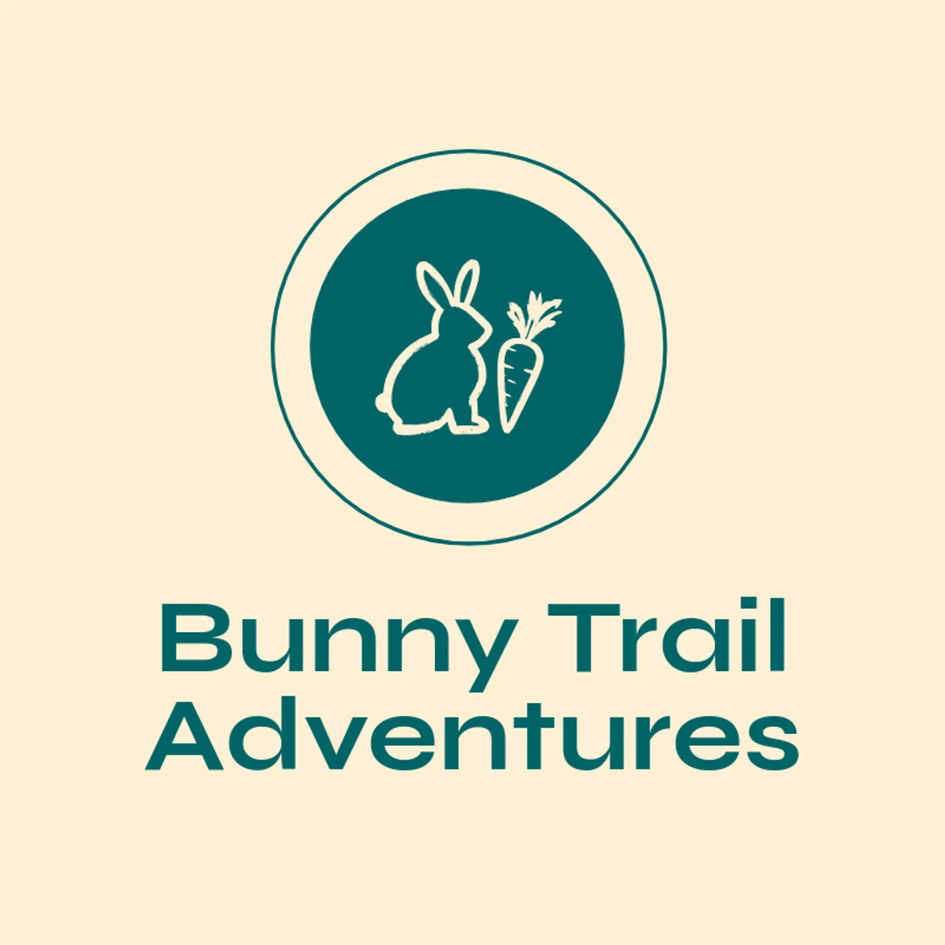 Bunny Trail Adventures logo for easter