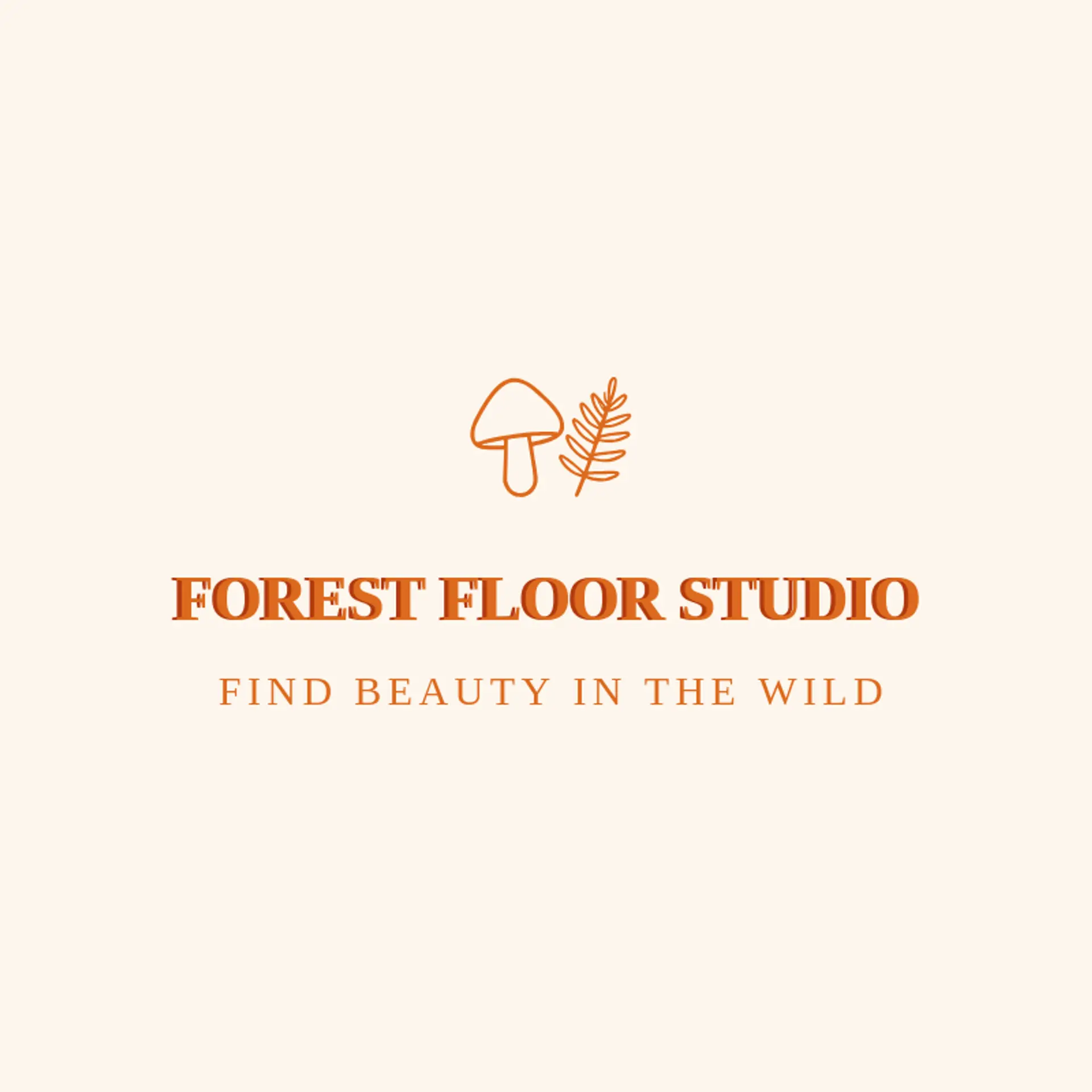 Forest Floor Studio logo for natural