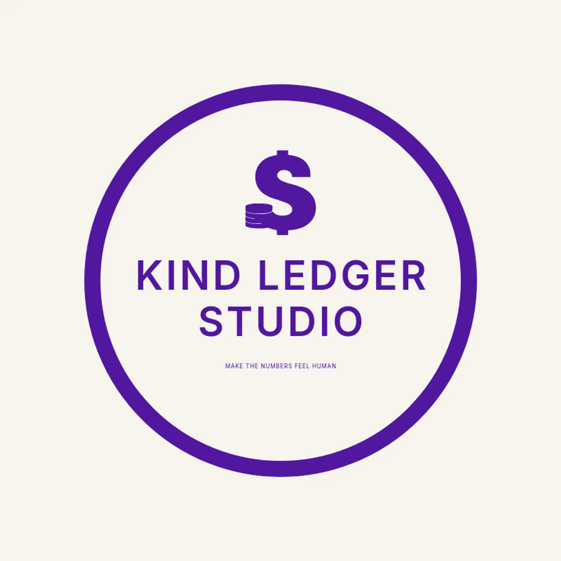 Kind Ledger Studio logo for budget