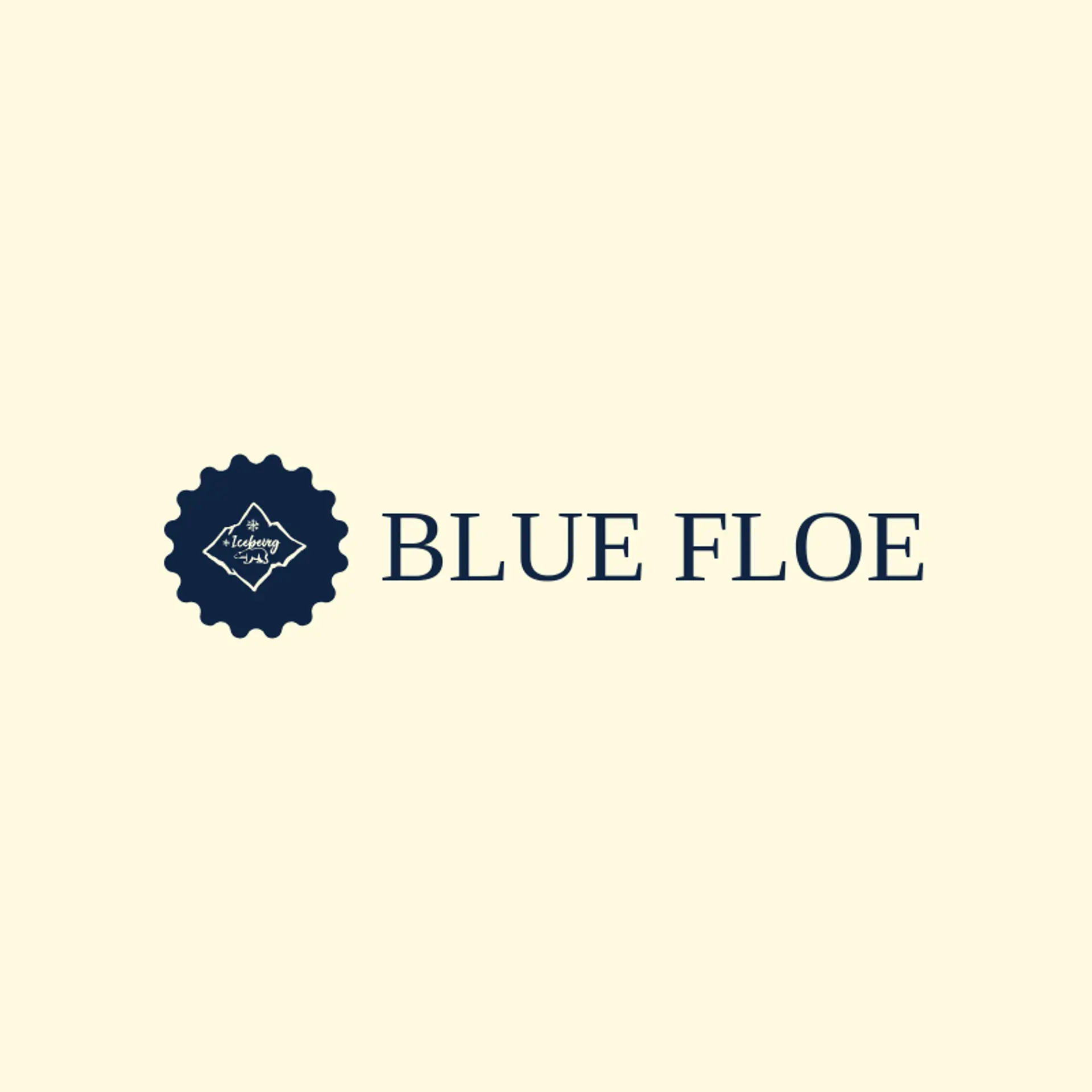 Blue Floe logo for polar bear