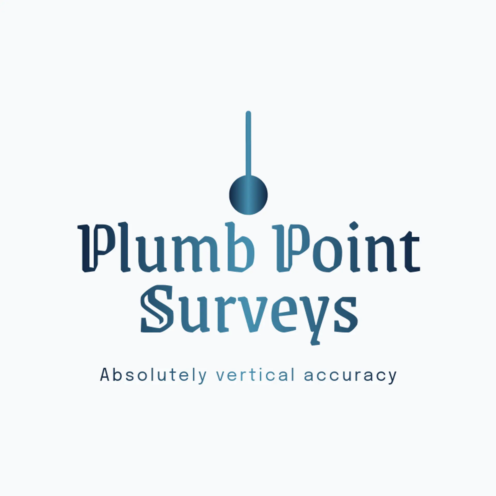 Plumb Point Surveys logo for surveying