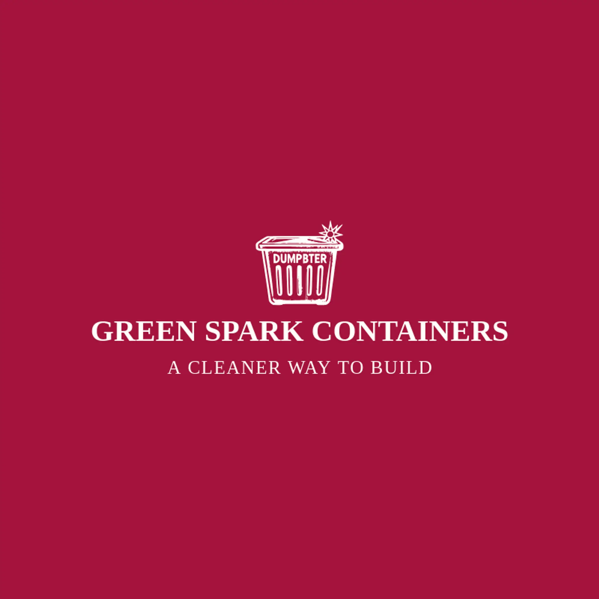 Green Spark Containers logo for dumpster