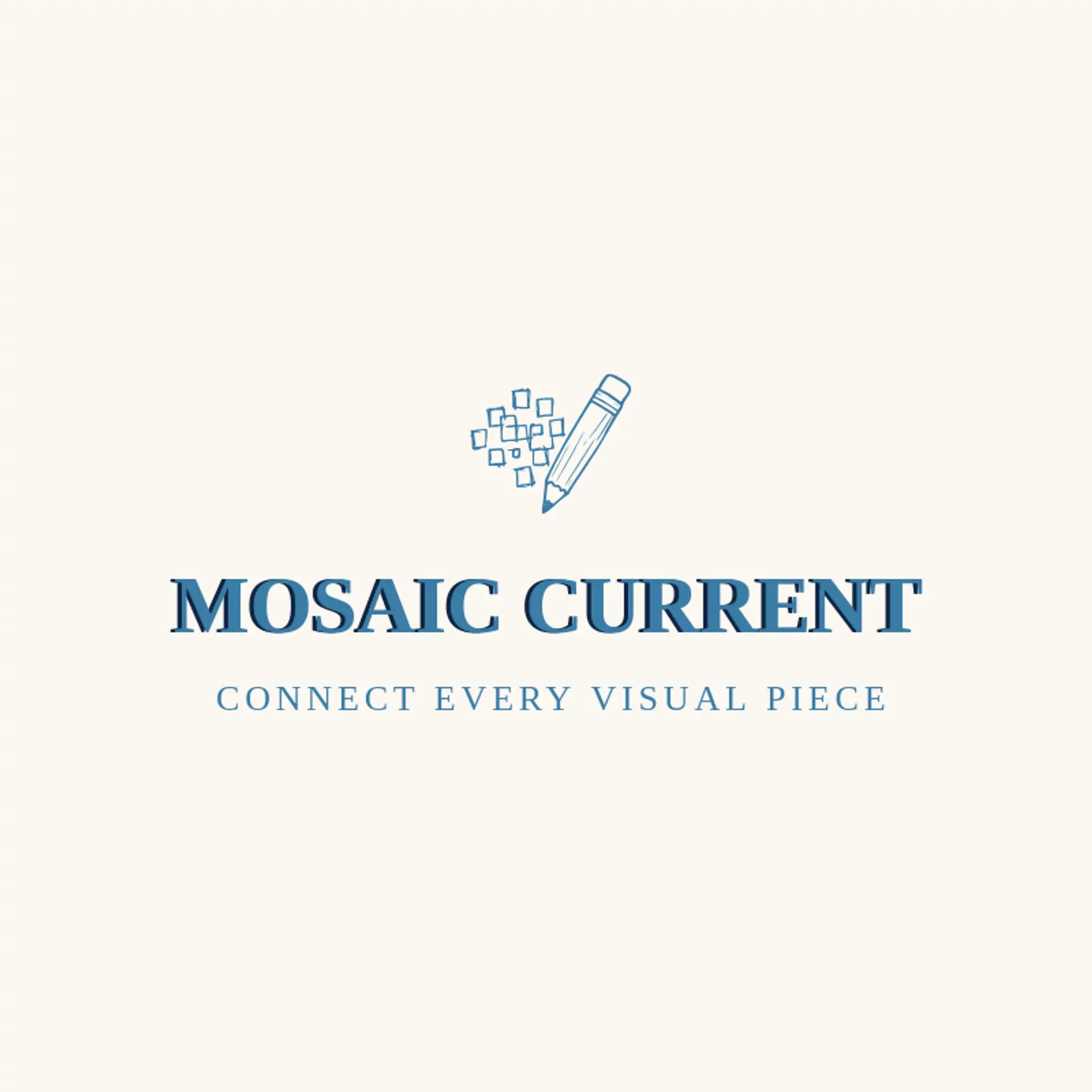 Mosaic Current logo for graphic designer